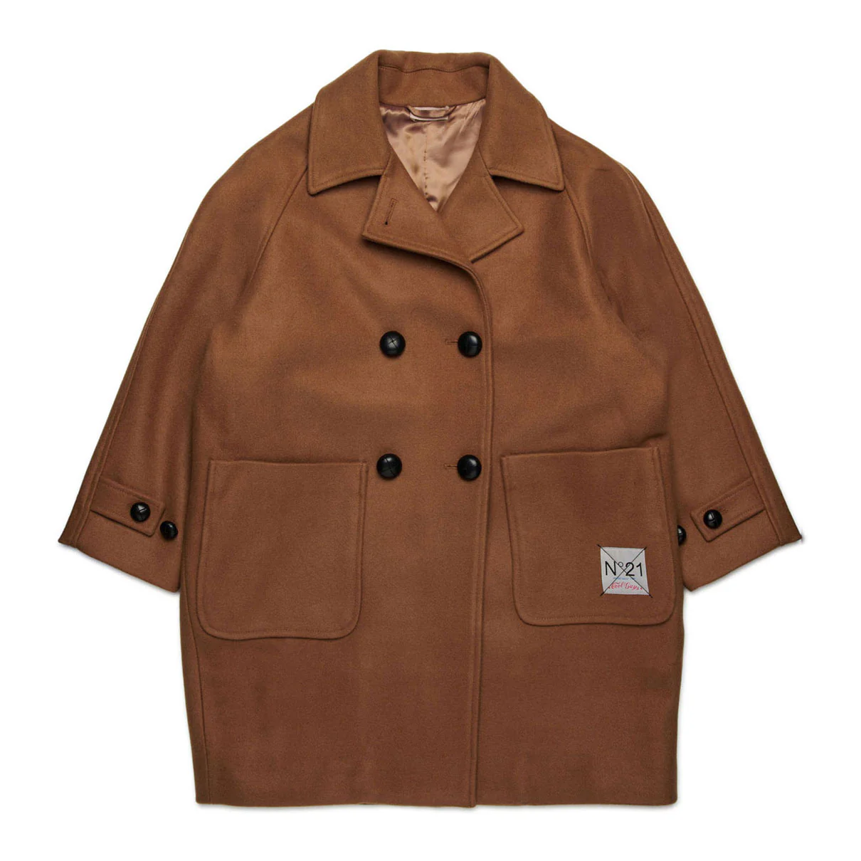 N21 Brown Suede Giacca Coat