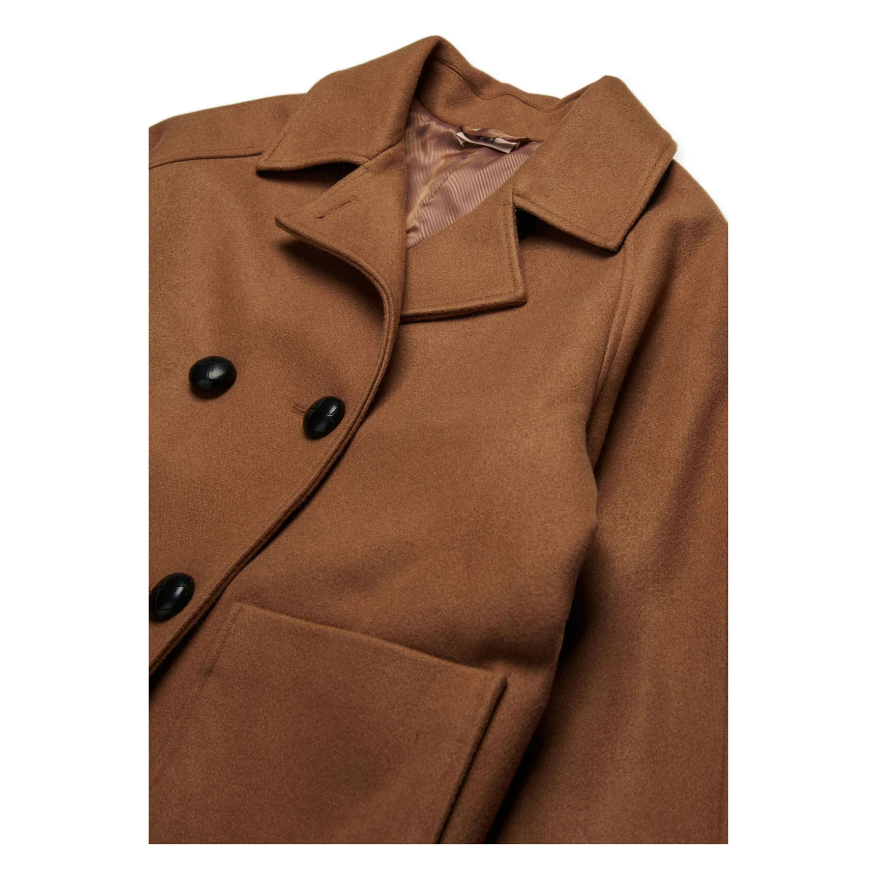 N21 Brown Suede Giacca Coat - Image 3