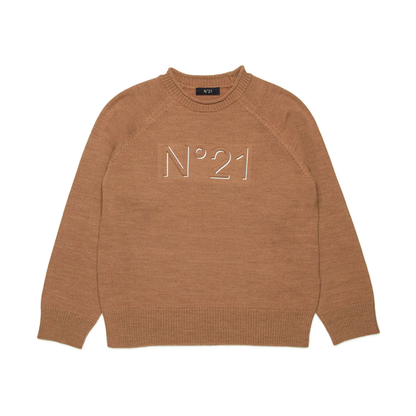 N21 Buckthorn Brown Wool Blend Pullover