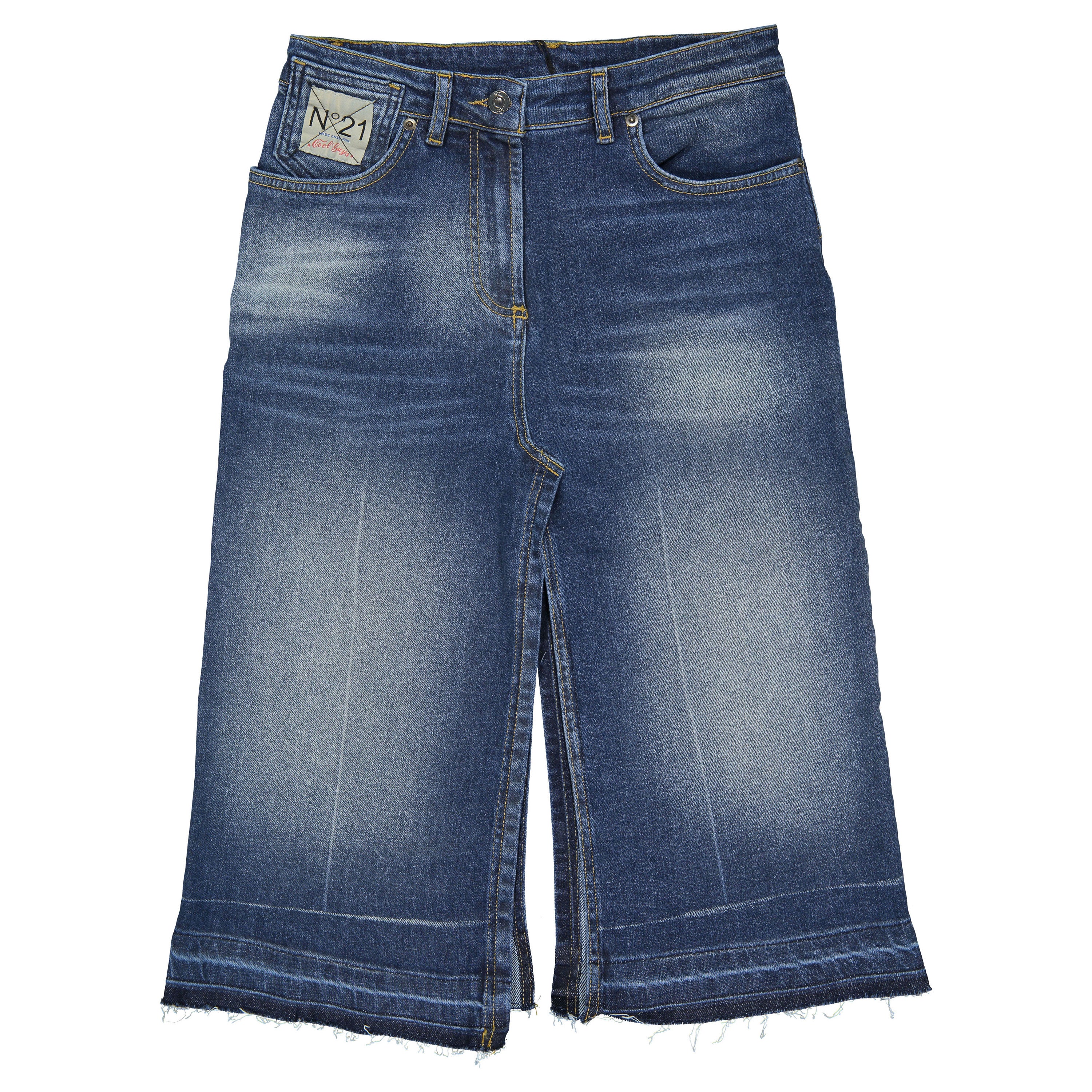 N21 Denim Logo Skirt