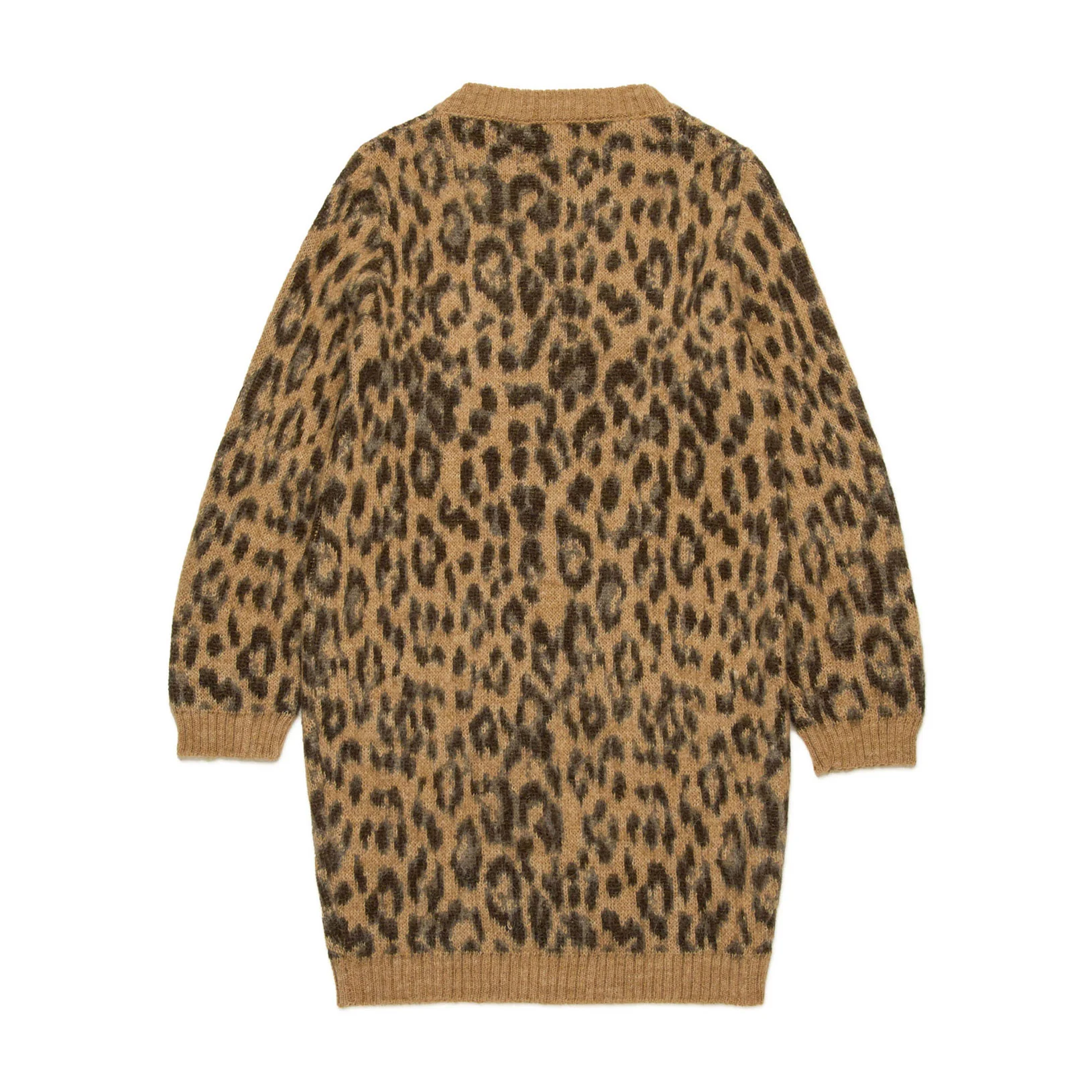N21 Leopard Print Wool Blend Dress - Image 3