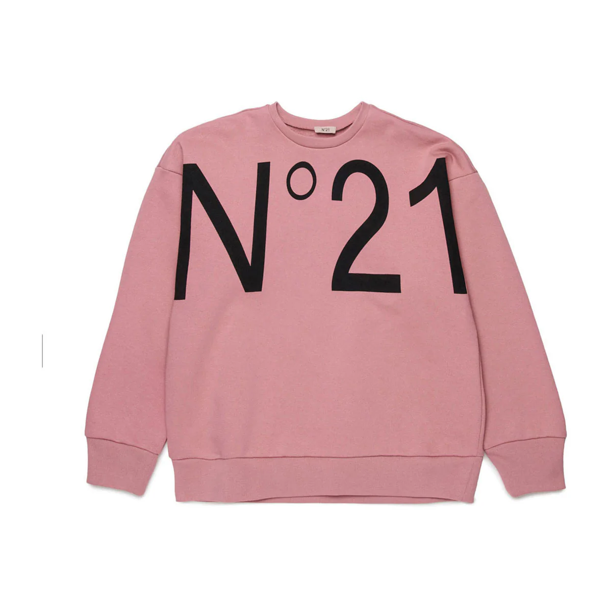 N21  Pink Oversized Logo Sweatshirt