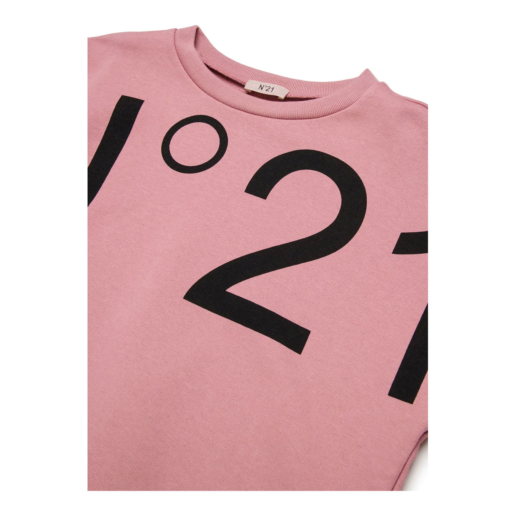 N21 Pink Oversized Logo Sweatshirt - Image 3