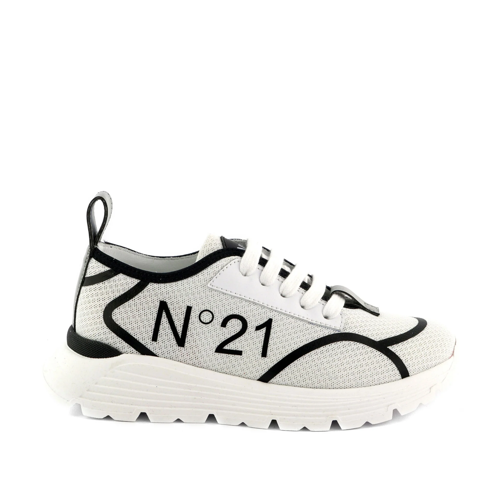 N21  White/Black/Grey Sneaker