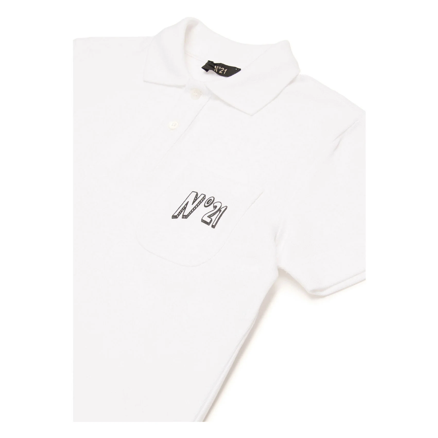 N21 White Logo Polo - Image 3