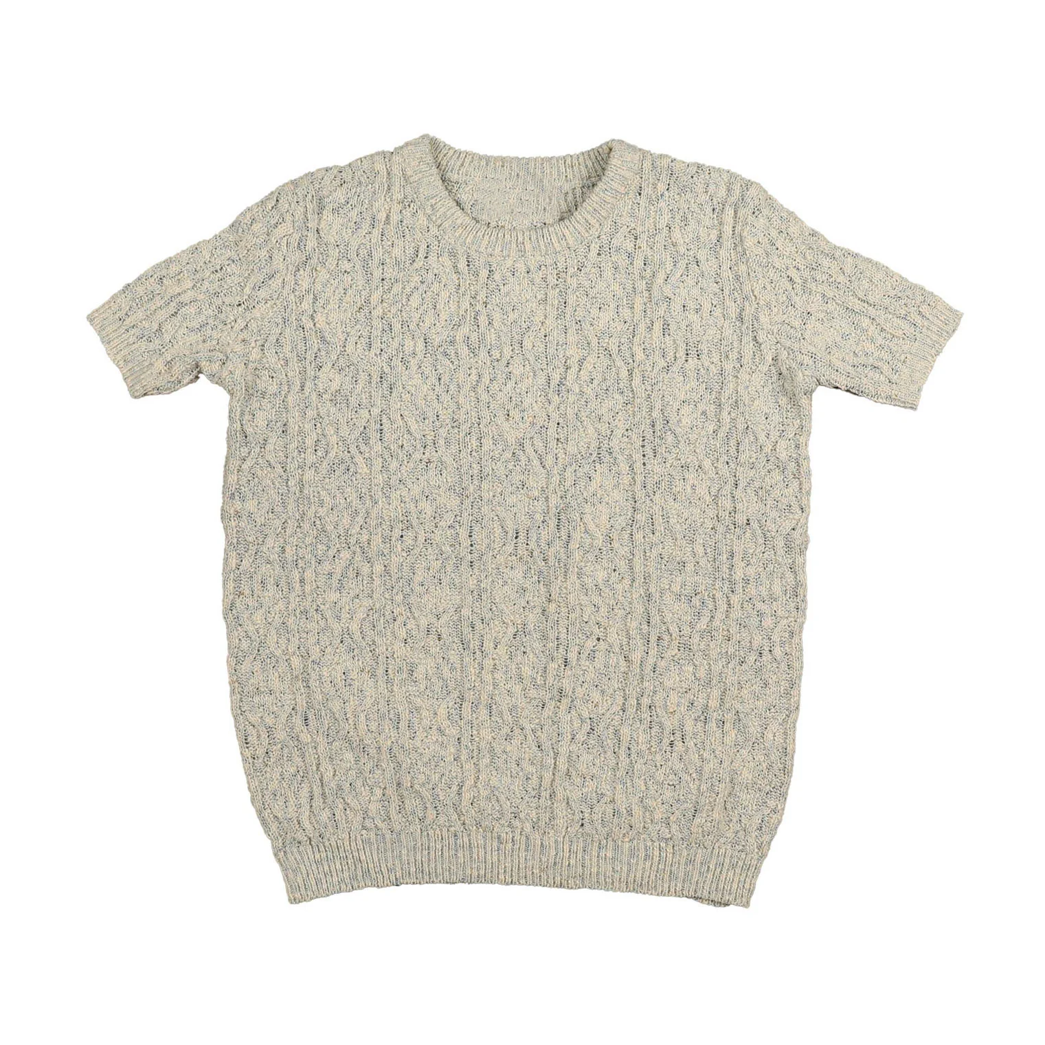 Noma Light Blue Marled Textured Knit