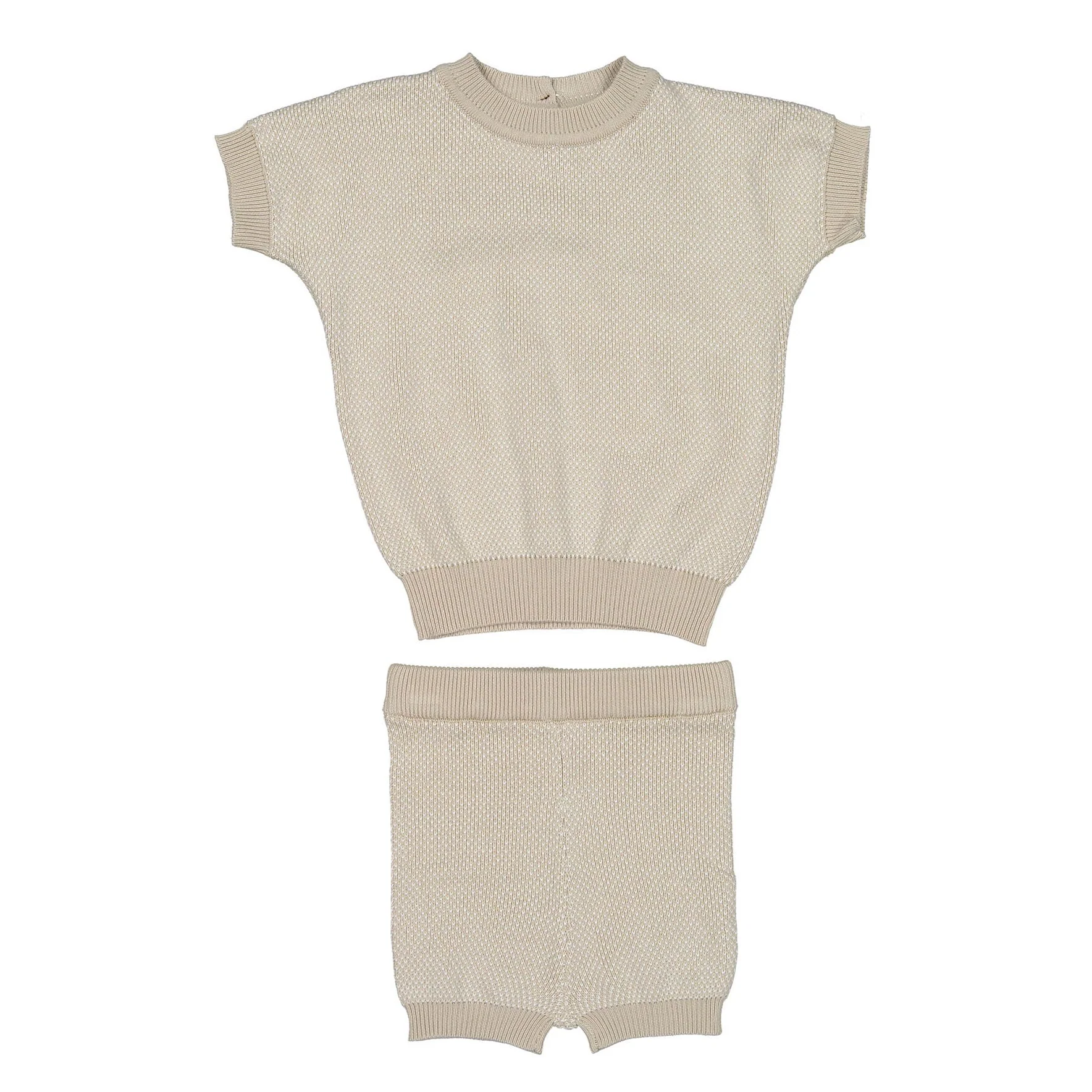 Noma Sand Pique Texture Boxy Set
