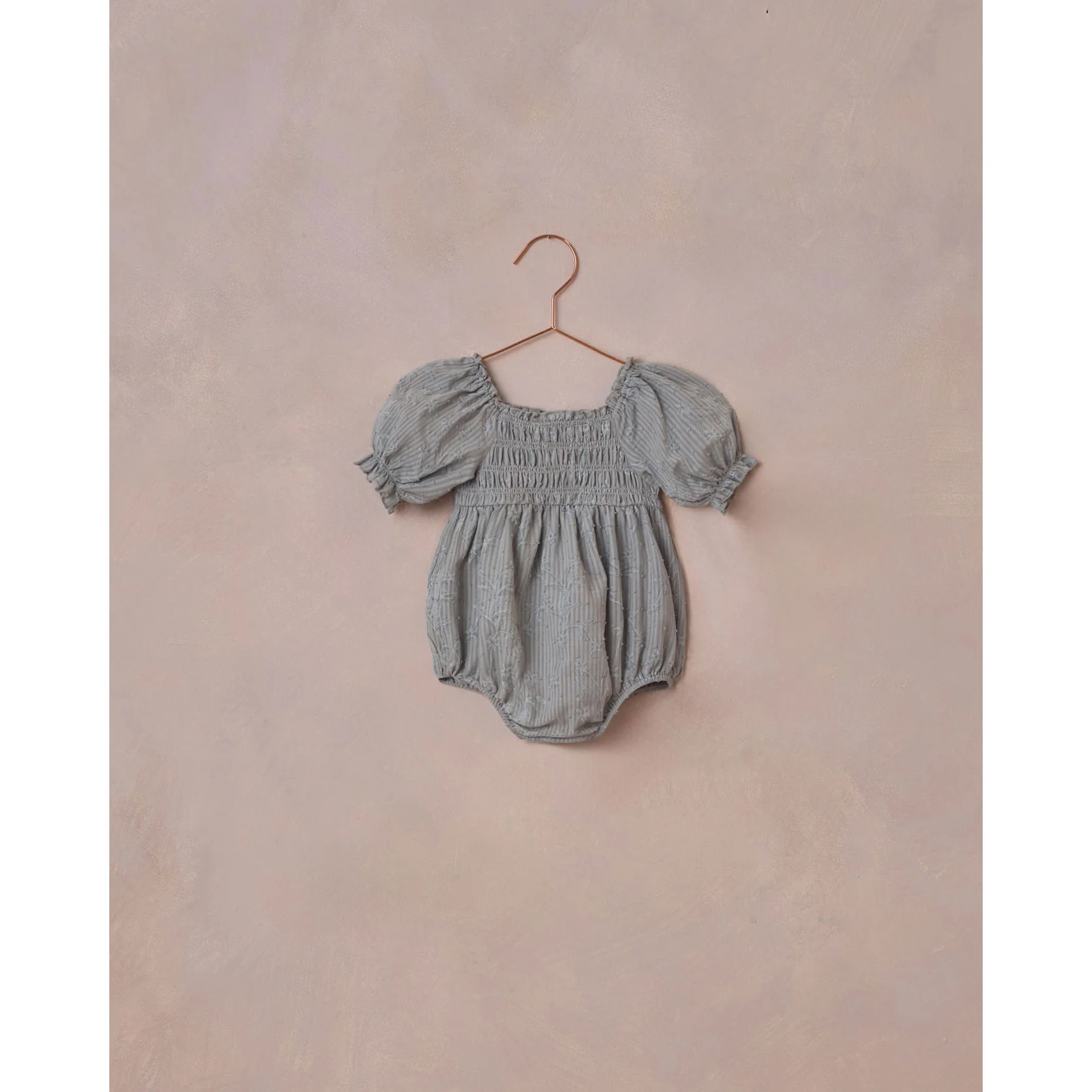 Noralee Aqua Hazel Romper