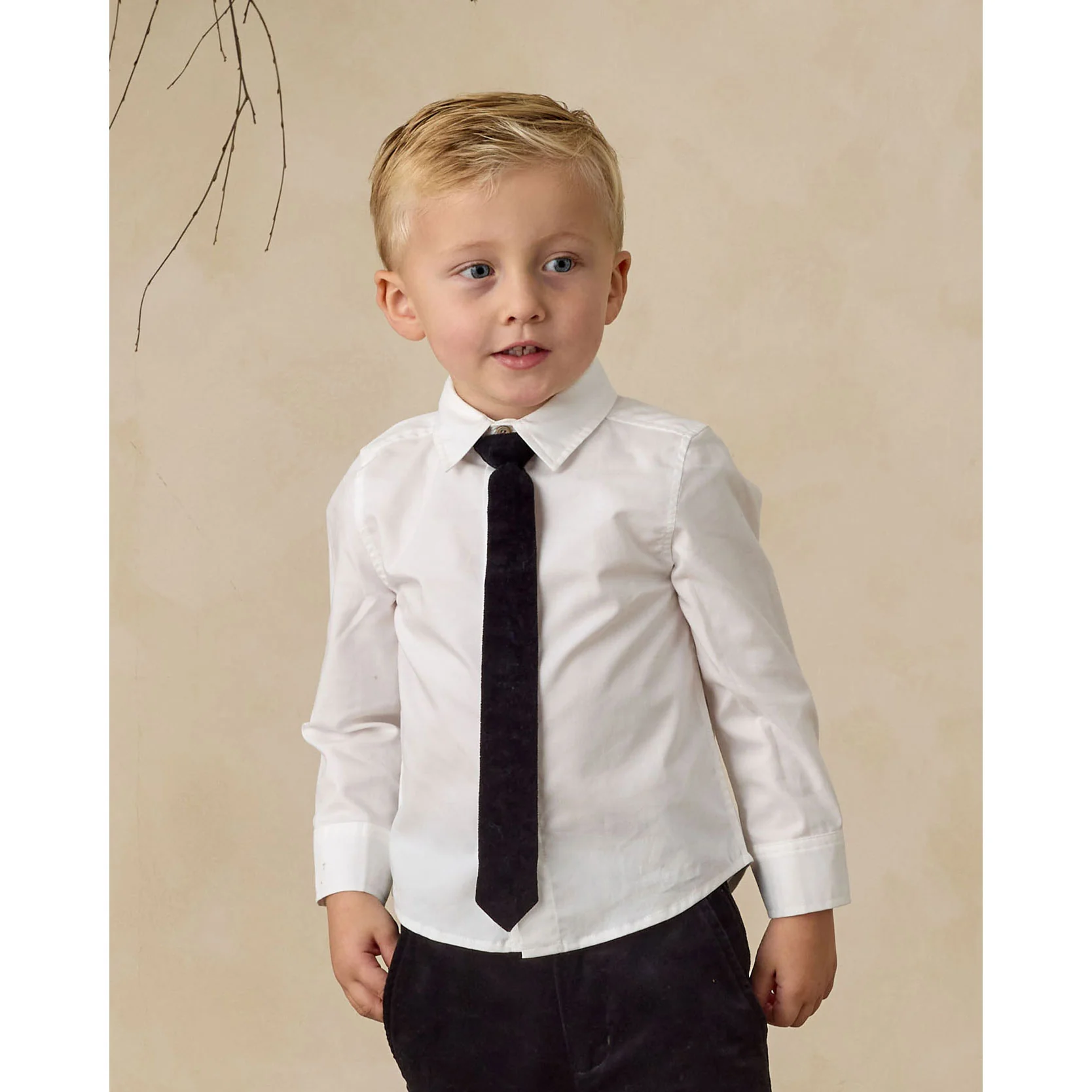 Noralee Black Skinny Tie - Image 2