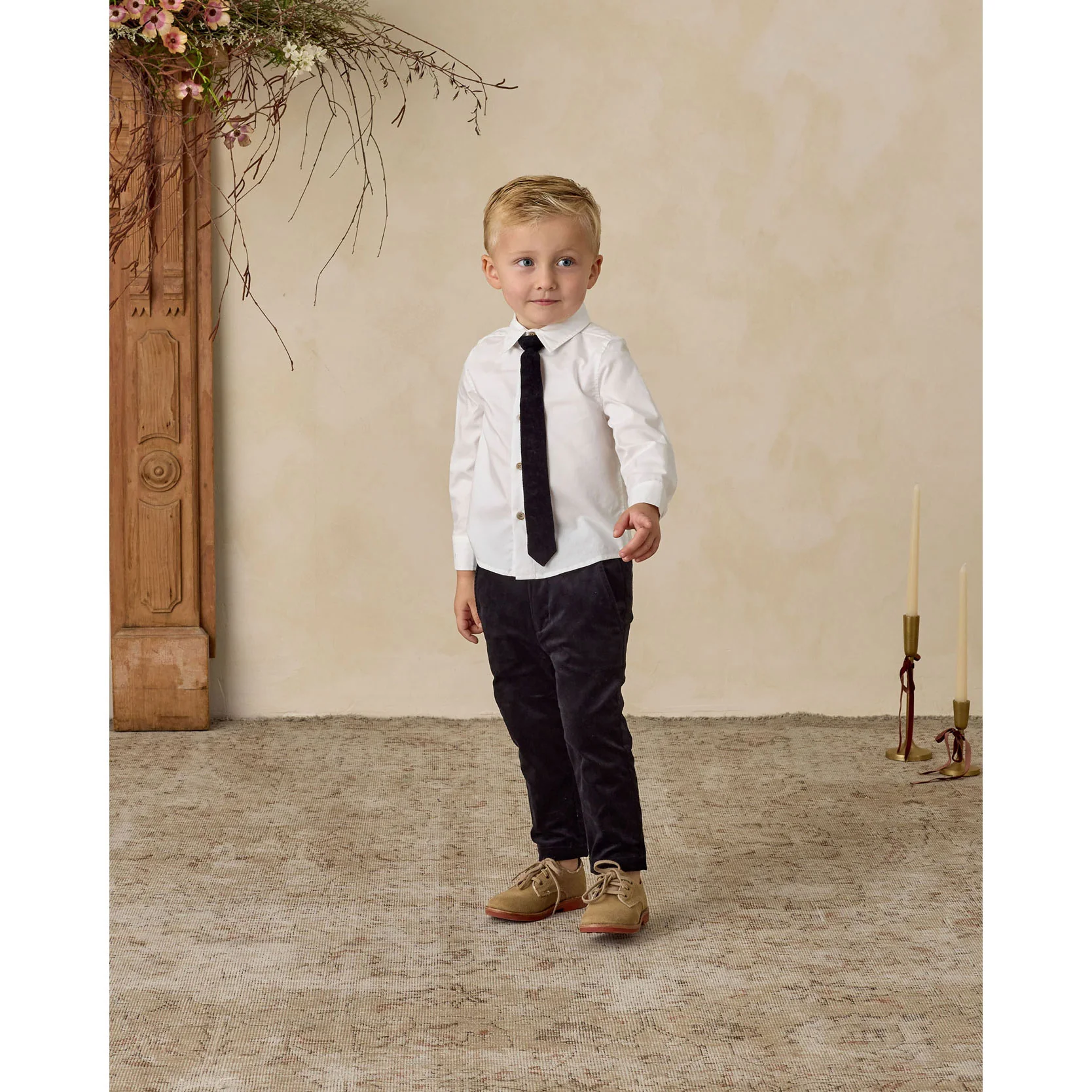 Noralee Black Skinny Tie - Image 4