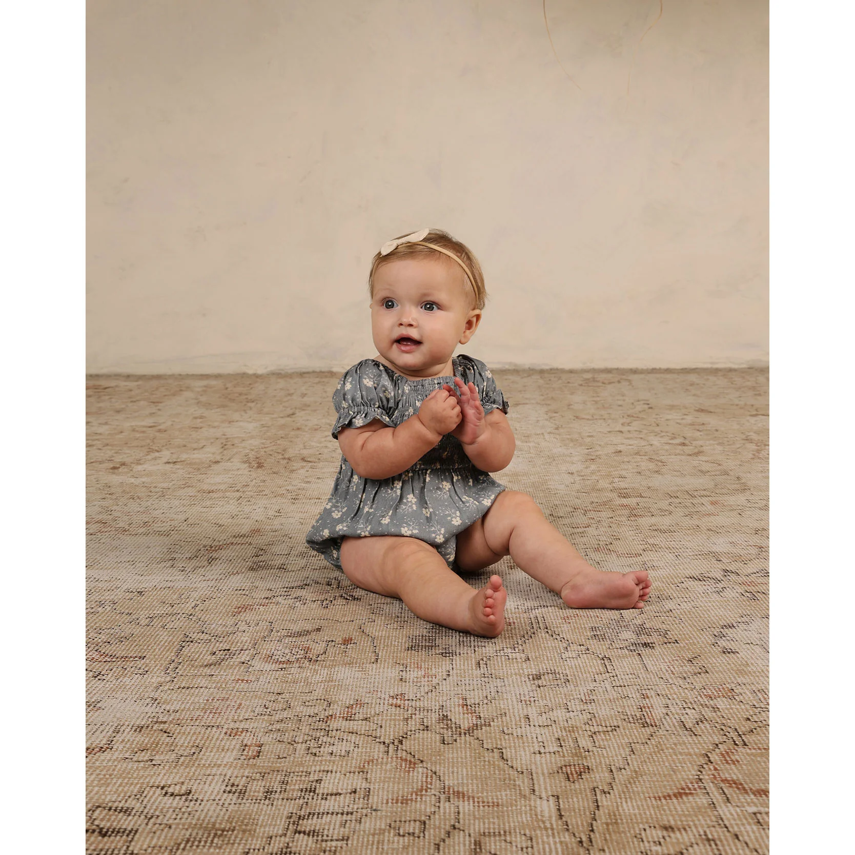 Noralee Blue Ditsy Cosette Romper - Image 2