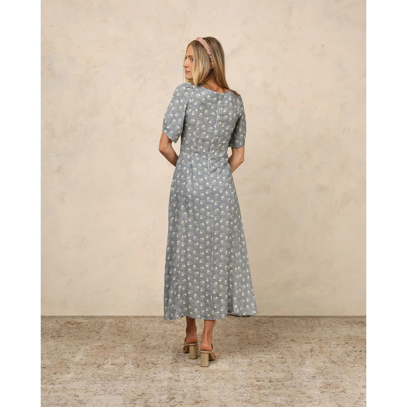 Noralee Blue Ditsy Violet Womens Dress - Image 4
