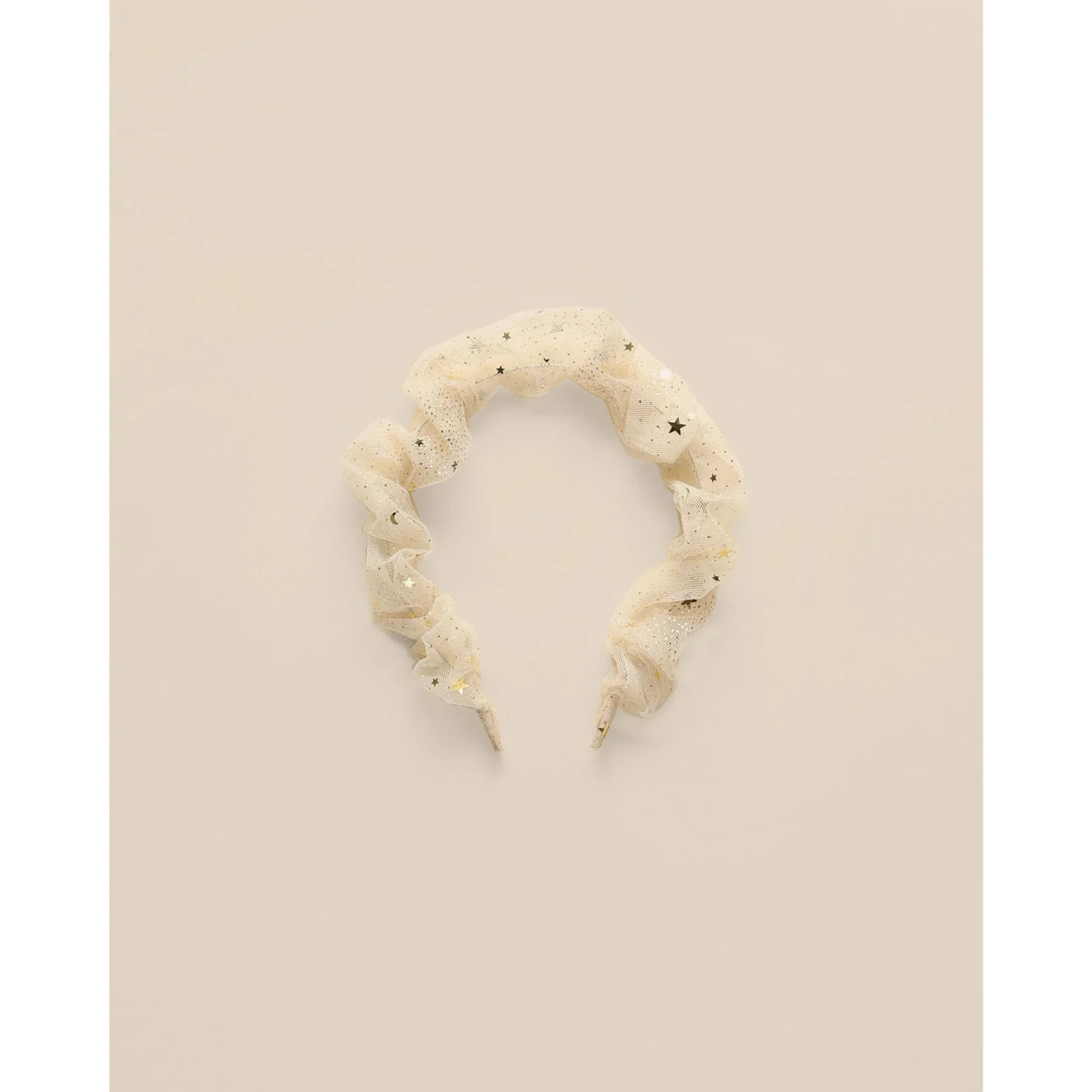 Noralee Champagne Stars Gathered Headband