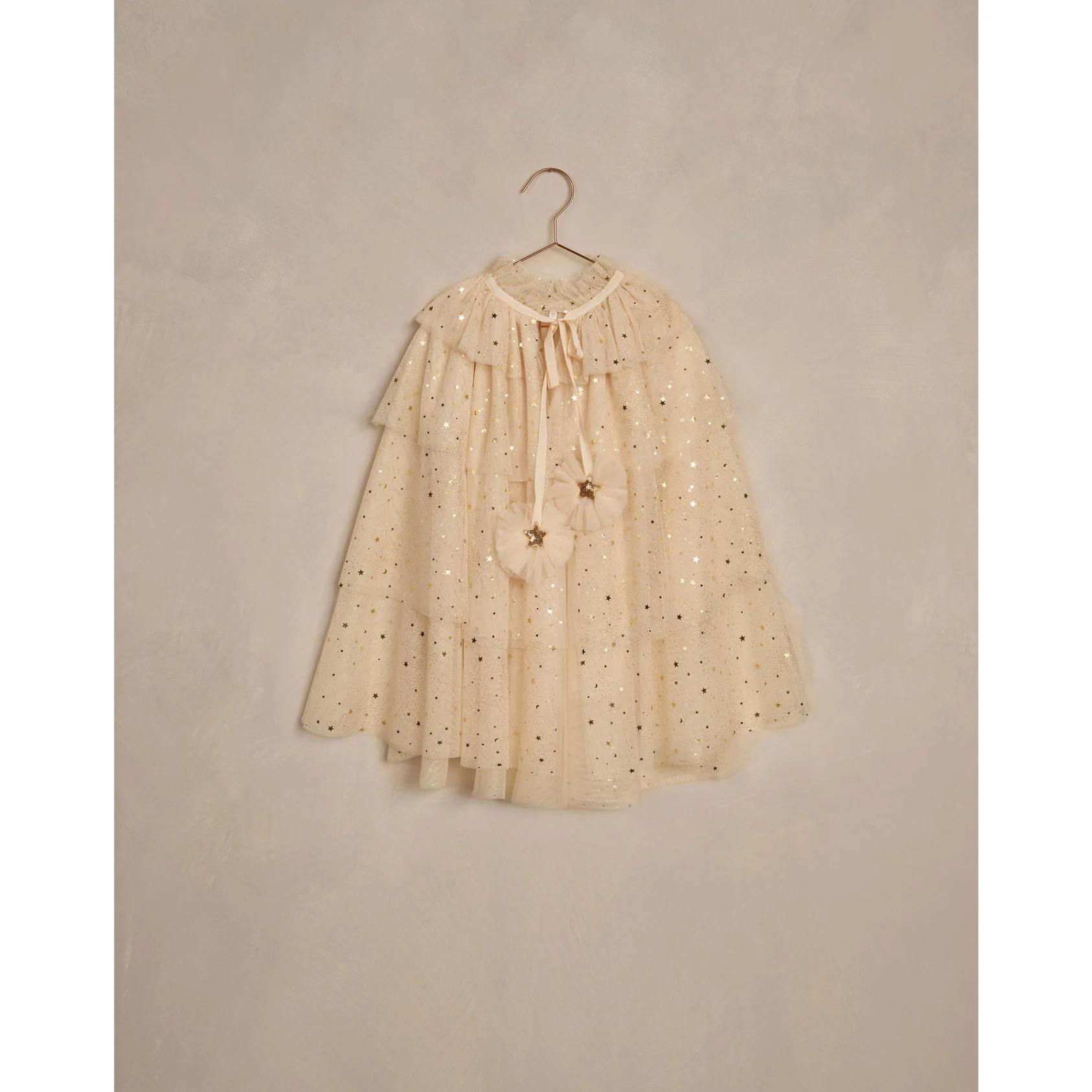 Noralee Champagne Stars Tulle Cape