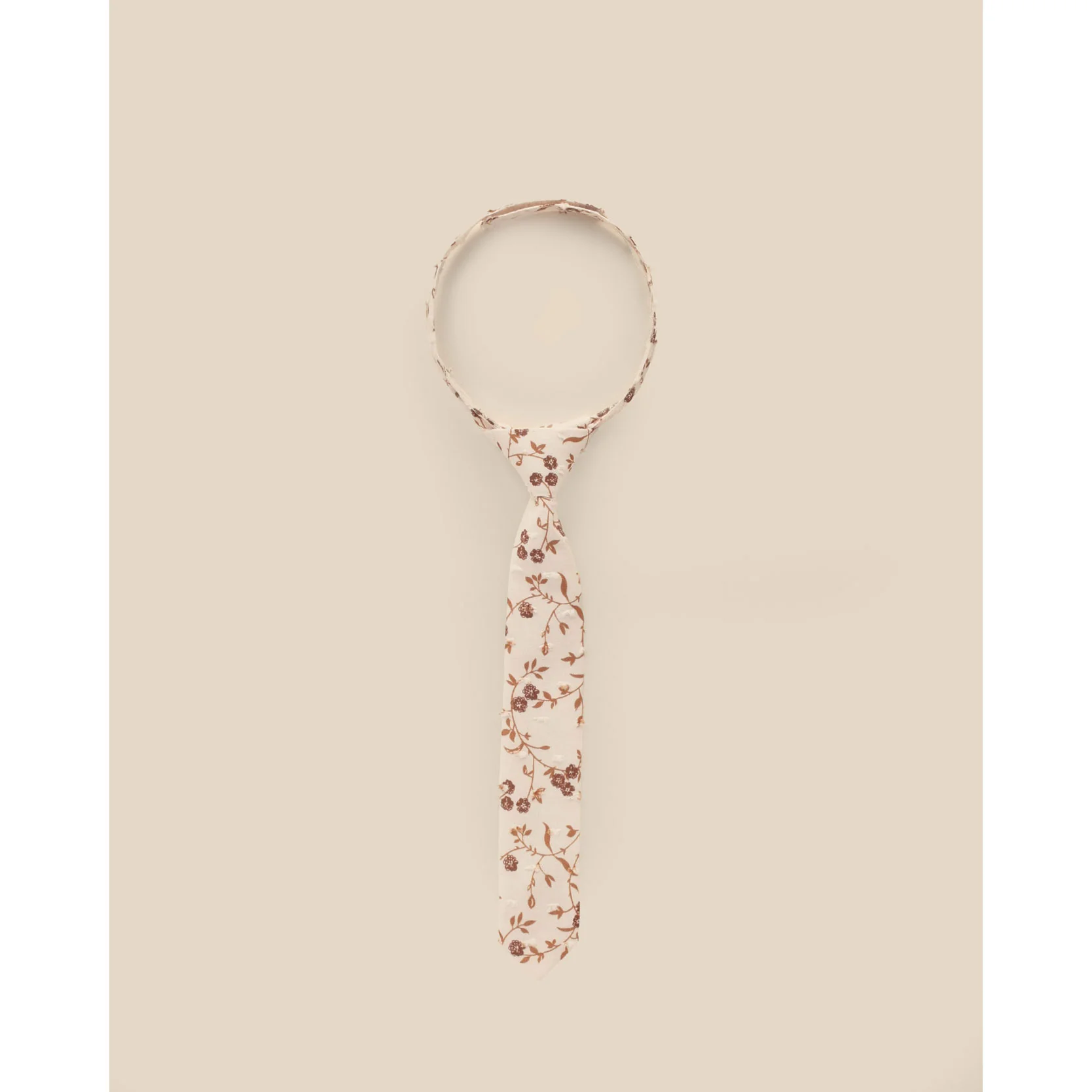 Noralee Copper Garden Skinny Tie