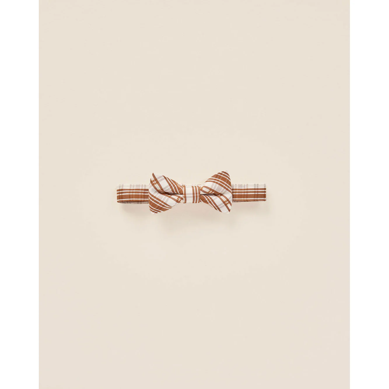 Noralee Copper Plaid Bow Tie