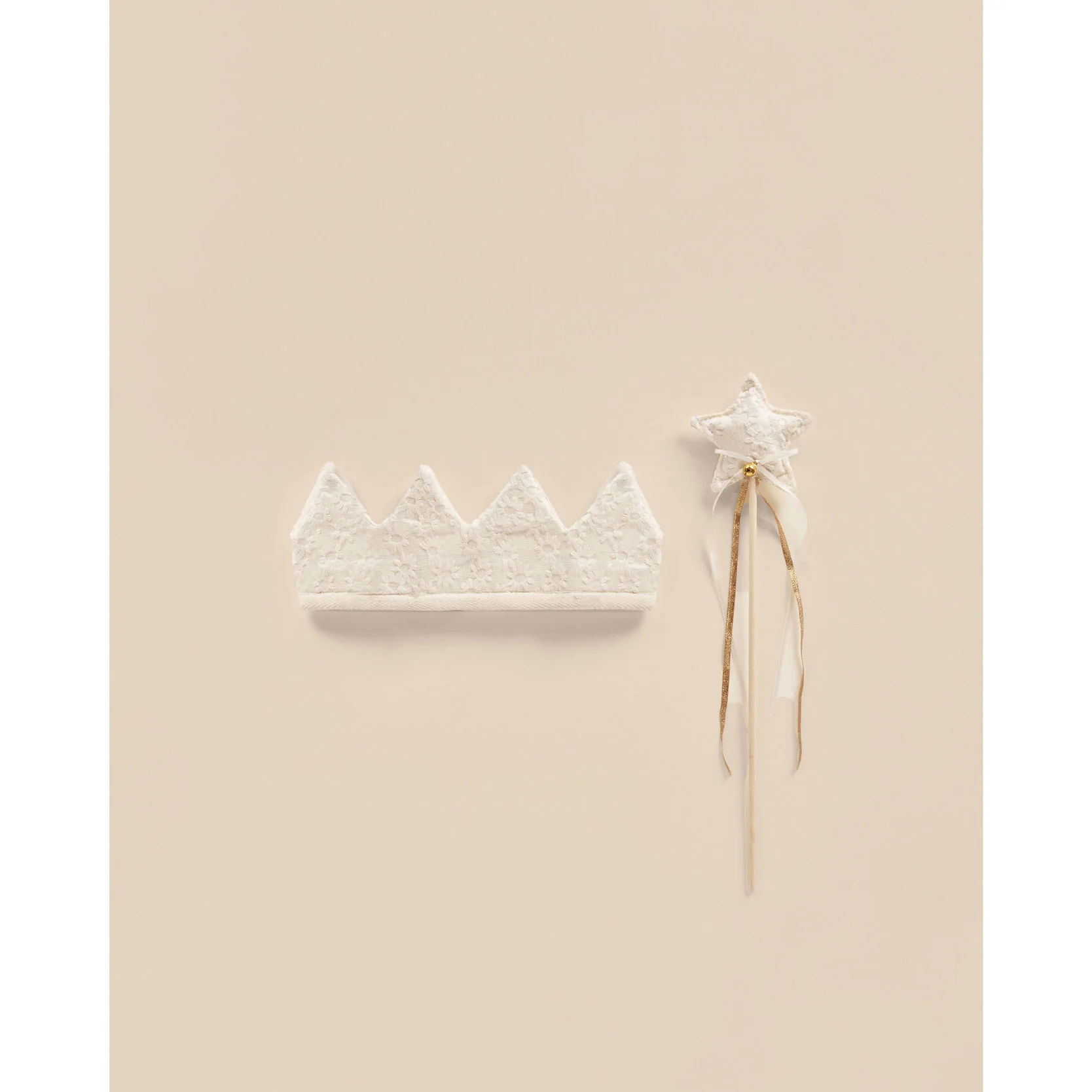 Noralee Daisy Embroidery Crown & Wand
