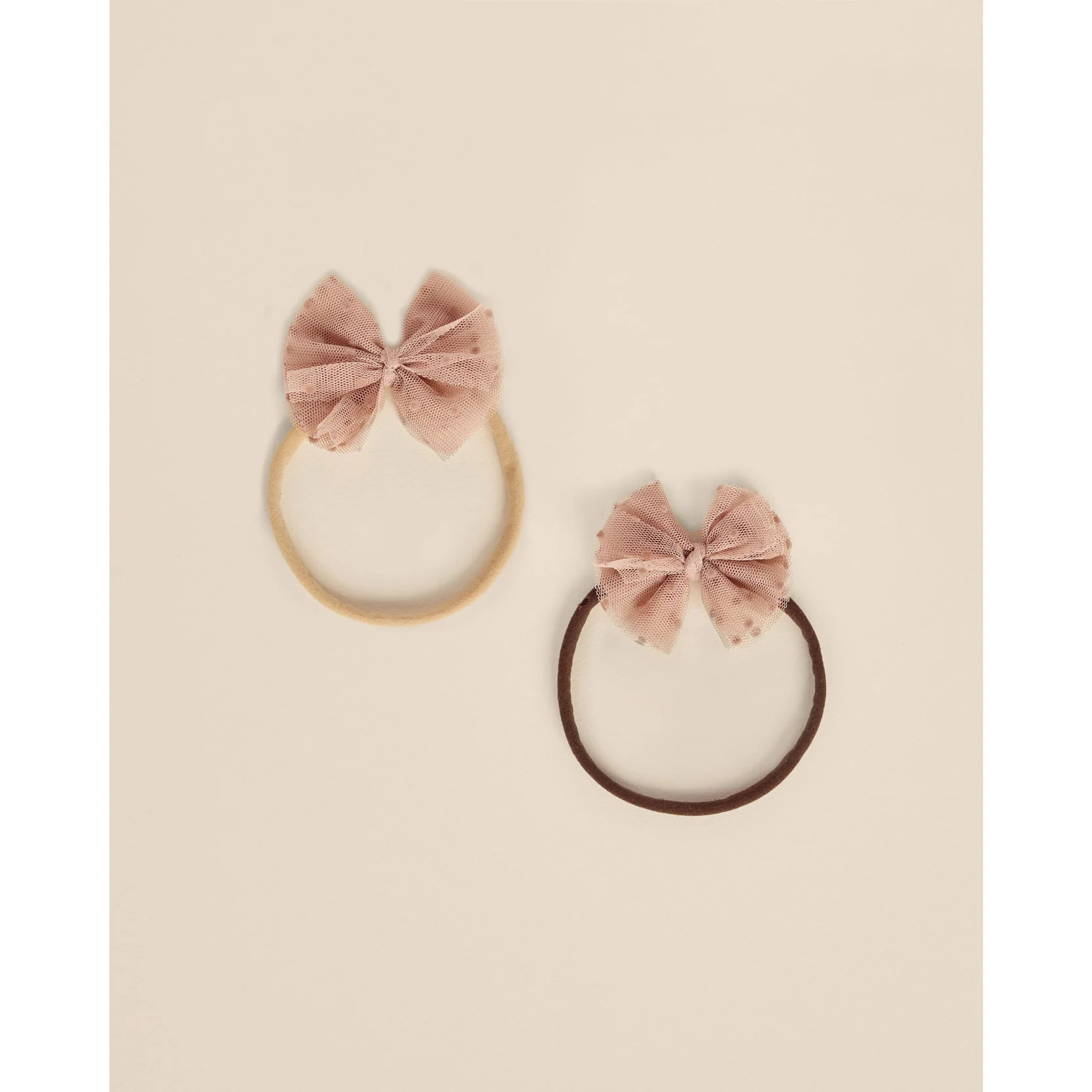 Noralee Dusty Rose Flutter Tulle Headband
