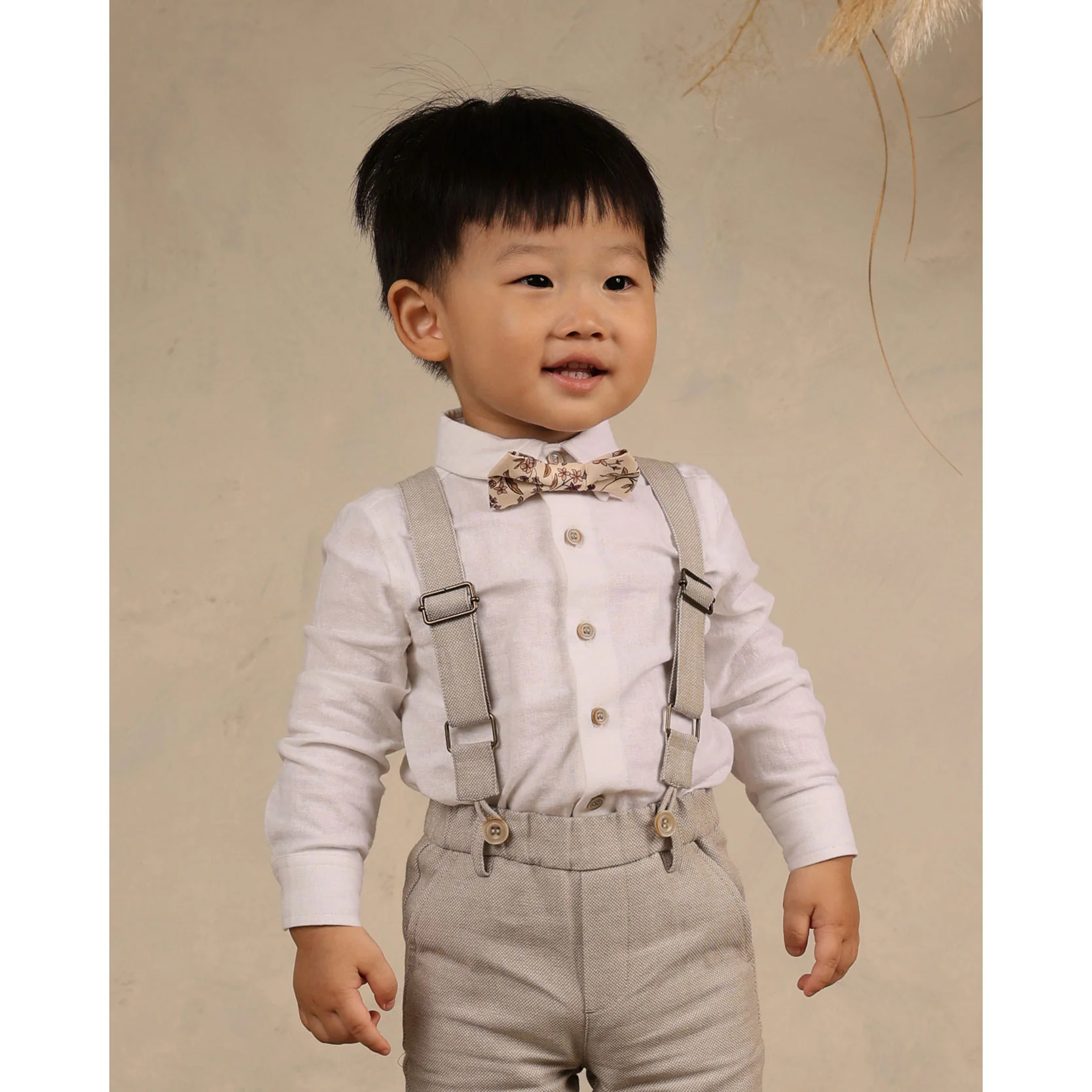 Noralee Fig Floral Bow Tie - Image 2