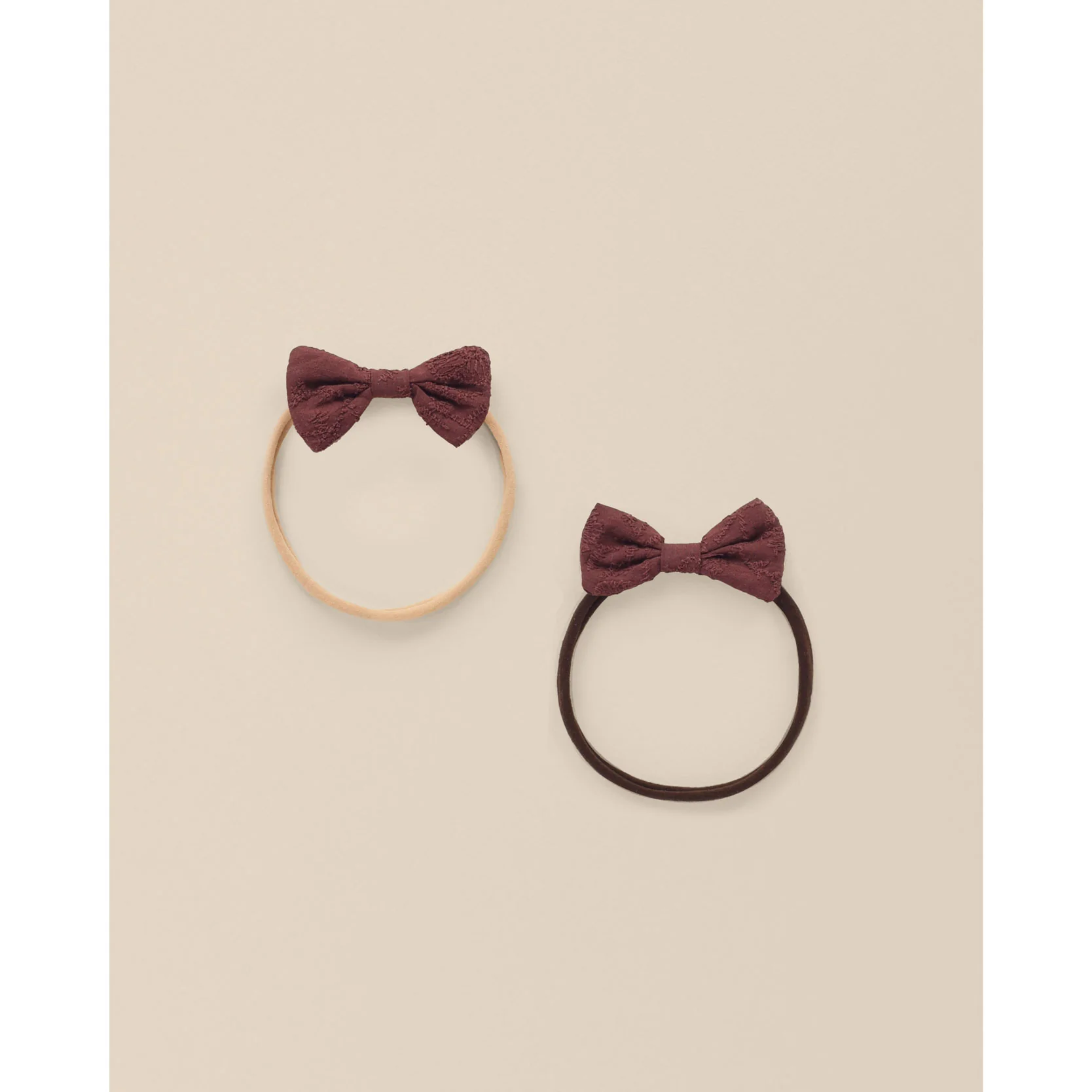 Noralee Fig Little Bow Headband