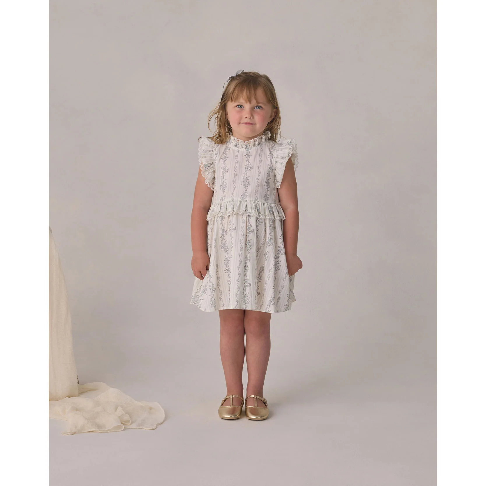 Noralee French Floral Stripe Alice Dress - Image 2