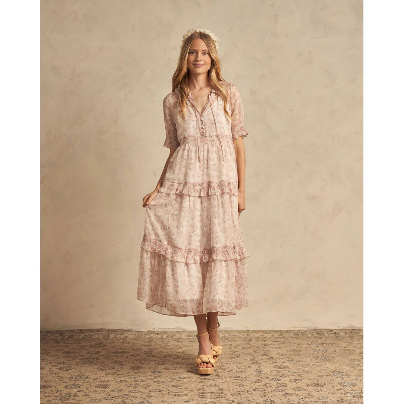 Noralee French Hydrangea Millie Womens Dress