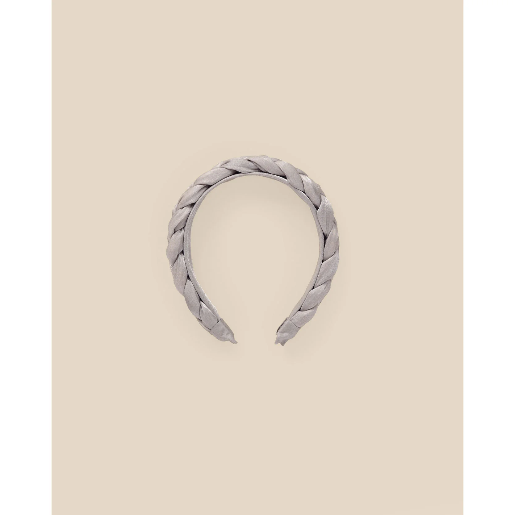 Noralee Frost Metallic Braided Headband
