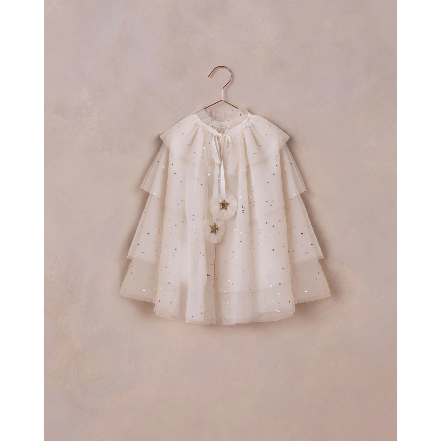 Noralee Ivory Confetti Tulle Cape