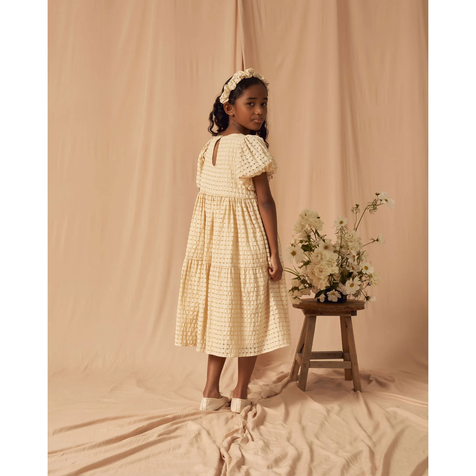 Noralee Lemon Check Chloe Dress - Image 3