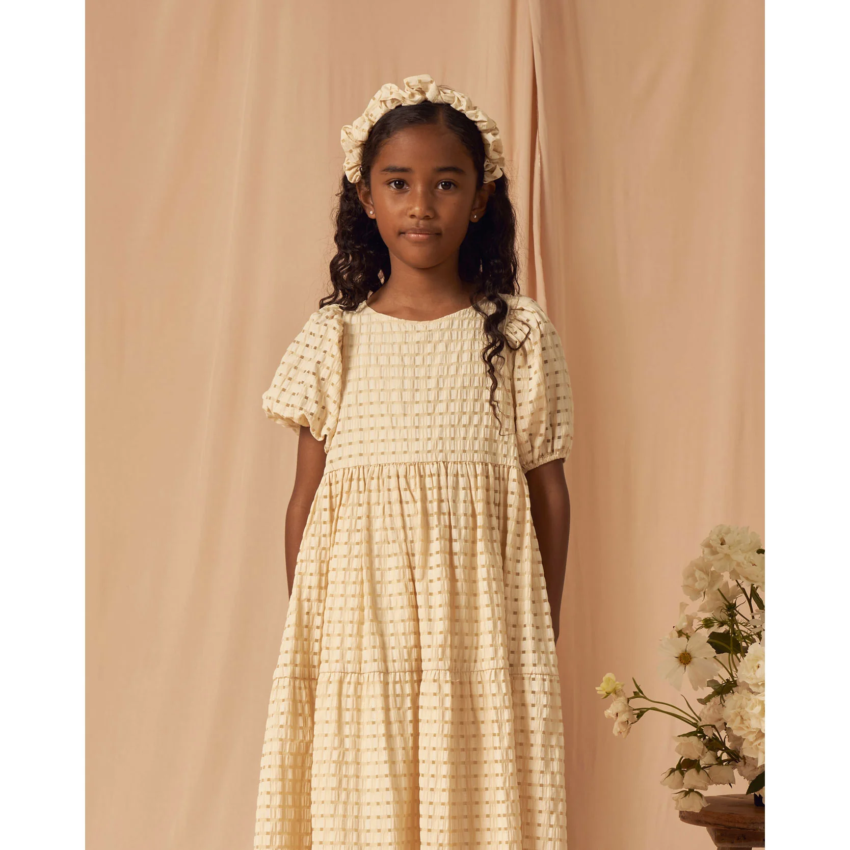 Noralee Lemon Check Chloe Dress - Image 4