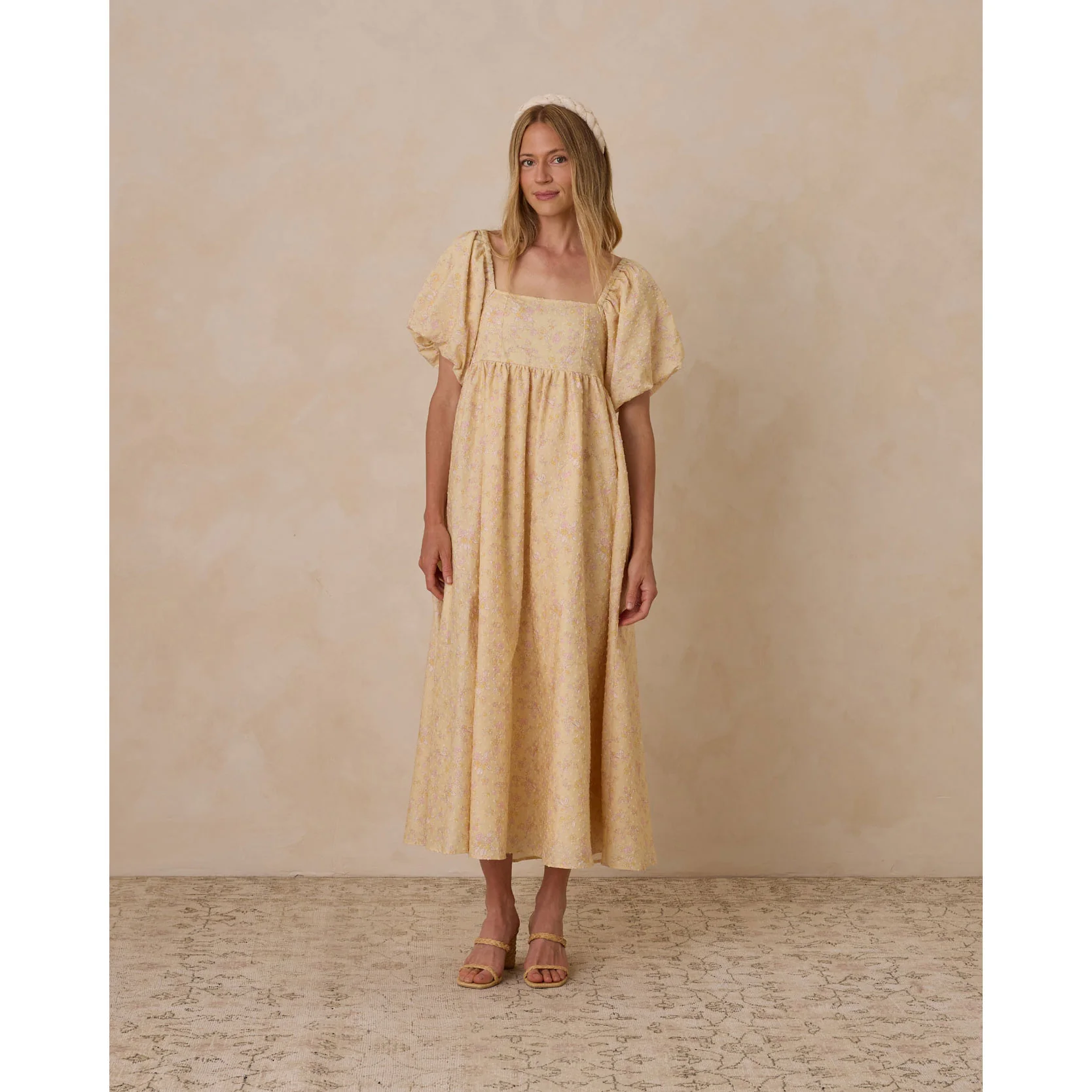 Noralee Lemon Floral Oceane Women Dress
