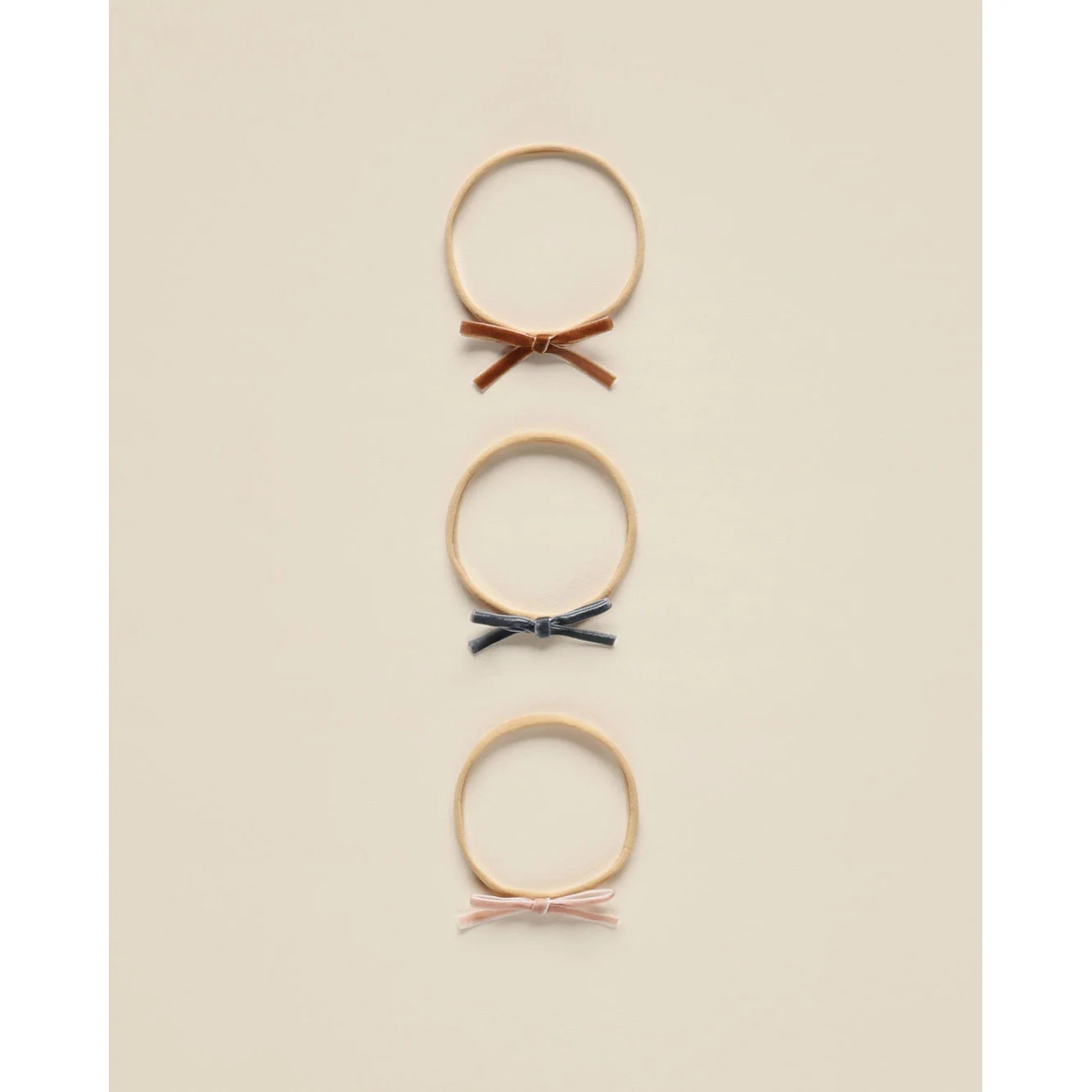 Noralee Midnight, Antique, Copper Velvet Bow Headbands