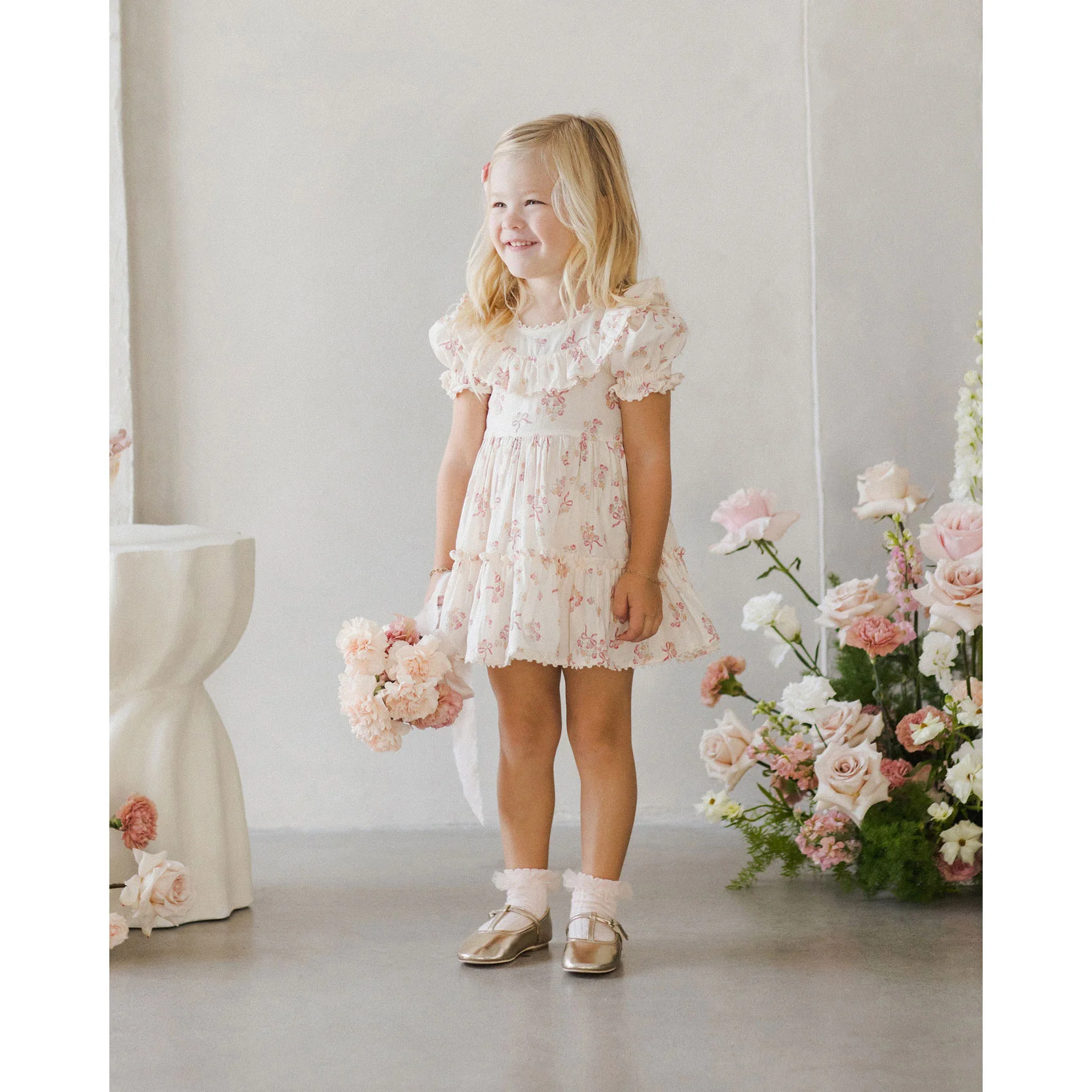 Noralee Natural Bow Ditsy Eva Dress - Image 2