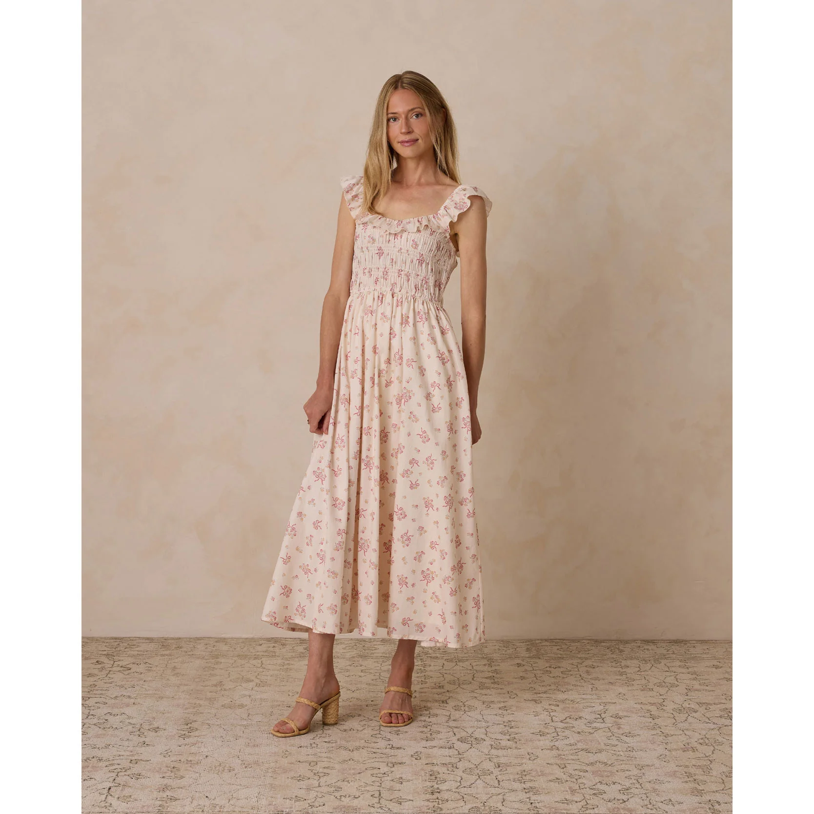 Noralee Natural Bow Ditsy Stella Women Dress