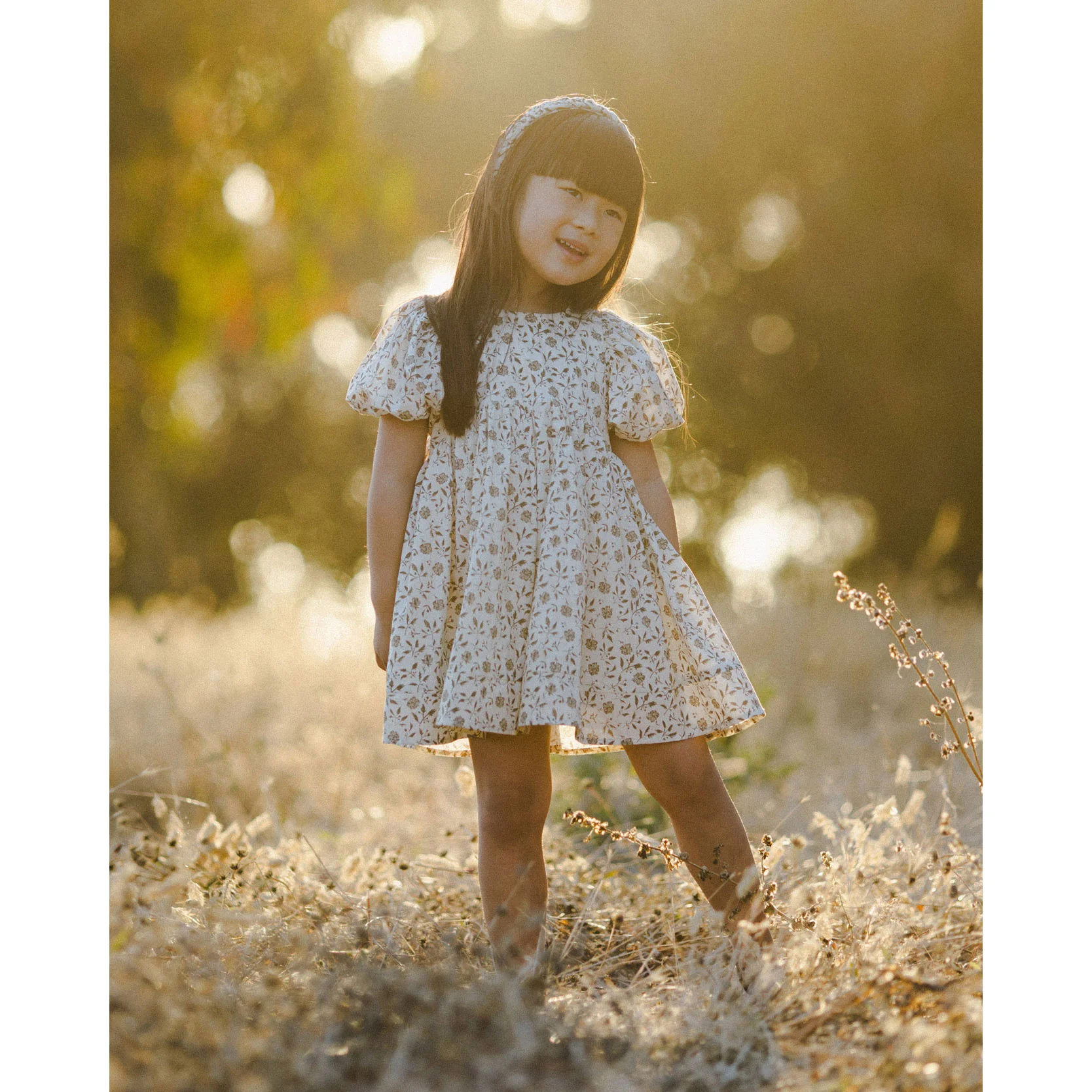 Noralee Olive Bloom Luna Dress - Image 2