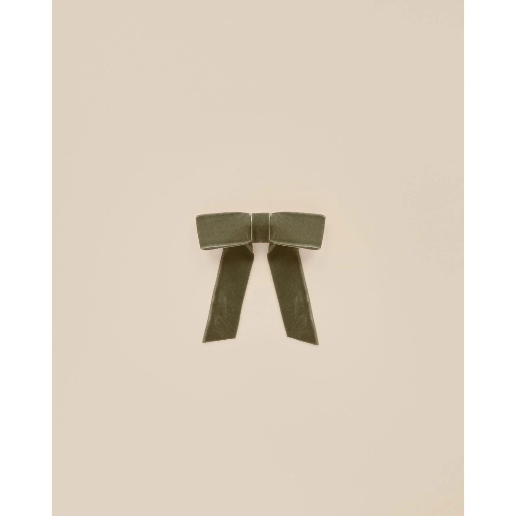 Noralee Olive Velvet Bow