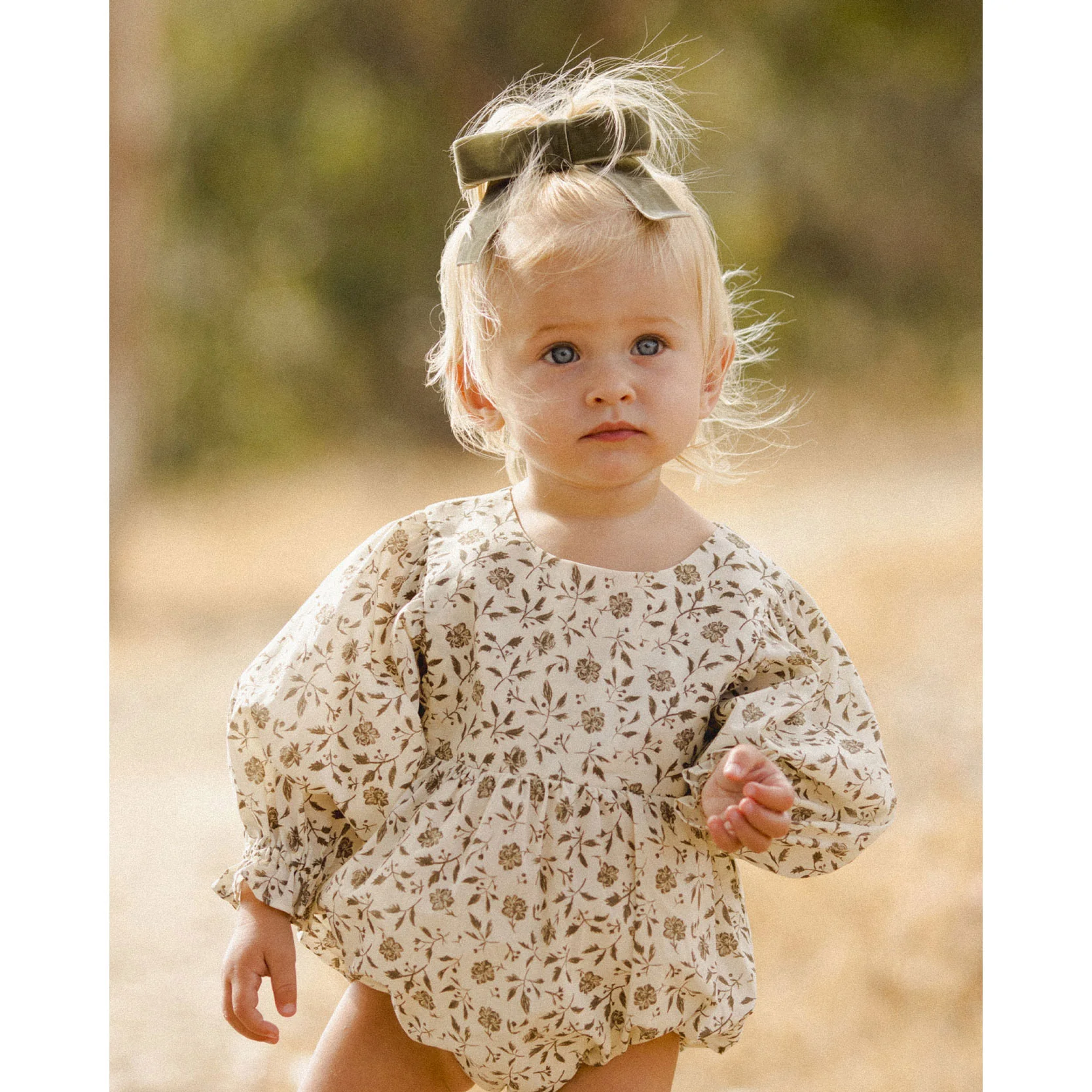 Noralee Olive Velvet Bow - Image 2
