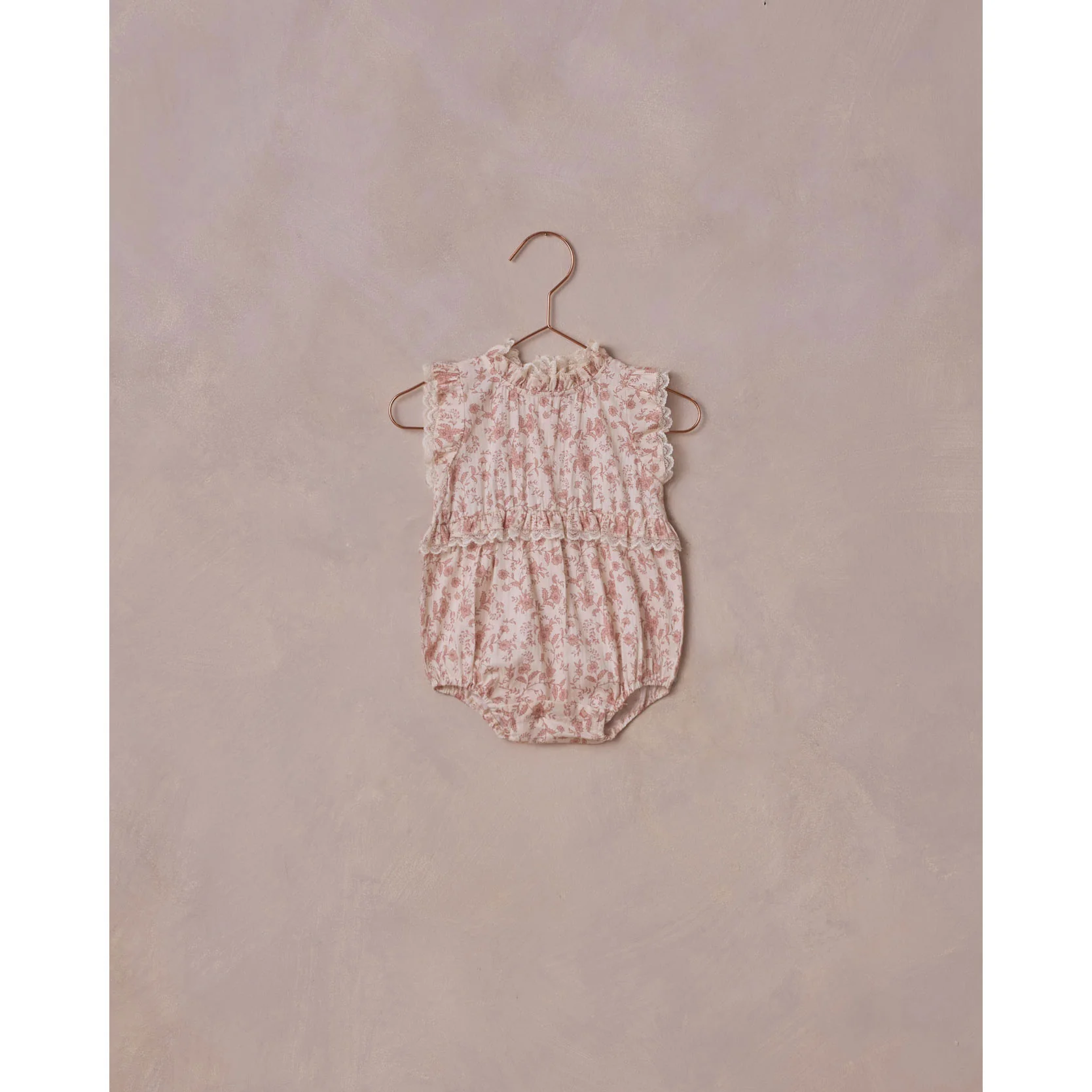 Noralee Pink Toile Alice Romper