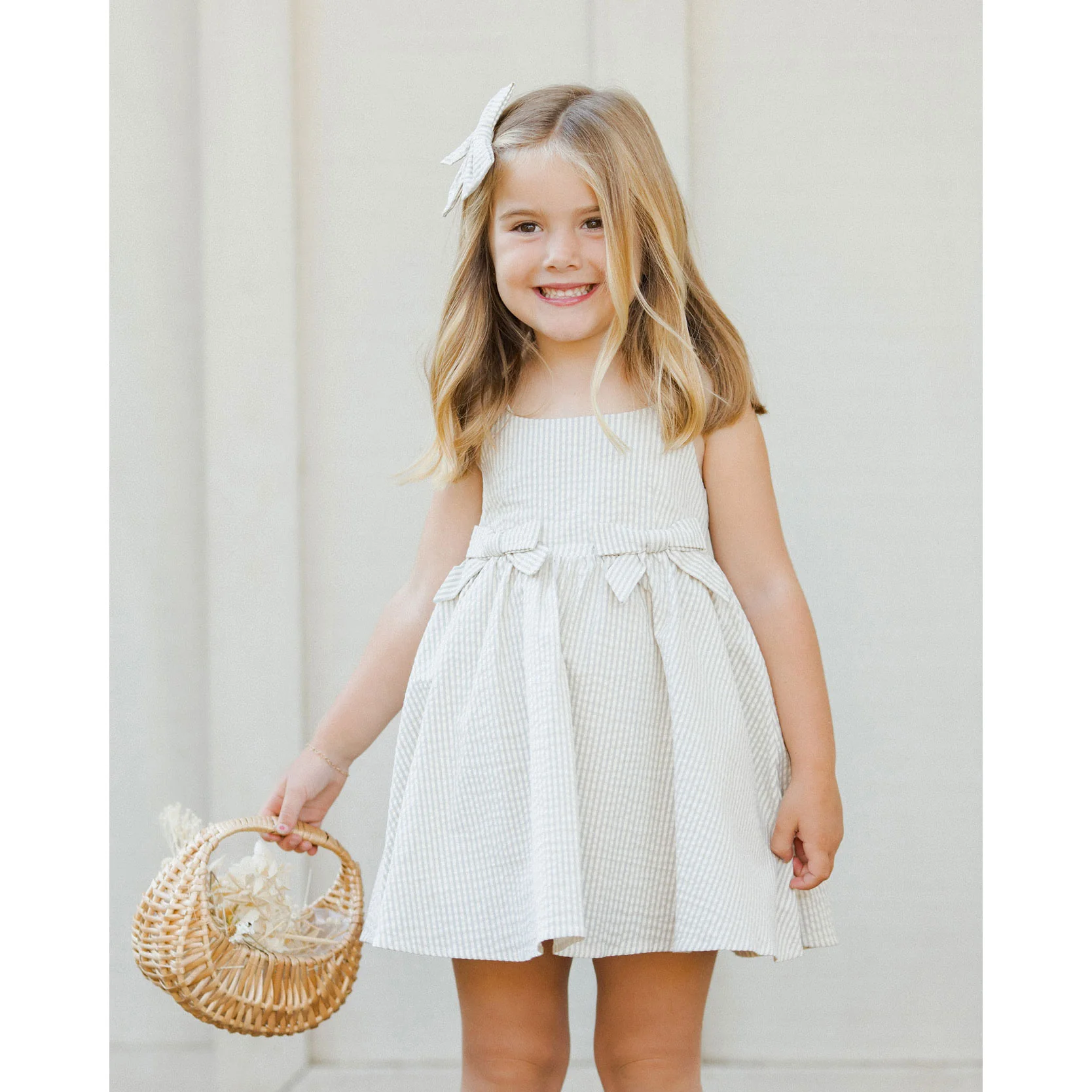 Noralee Sage Stripe Betsy Dress - Image 2