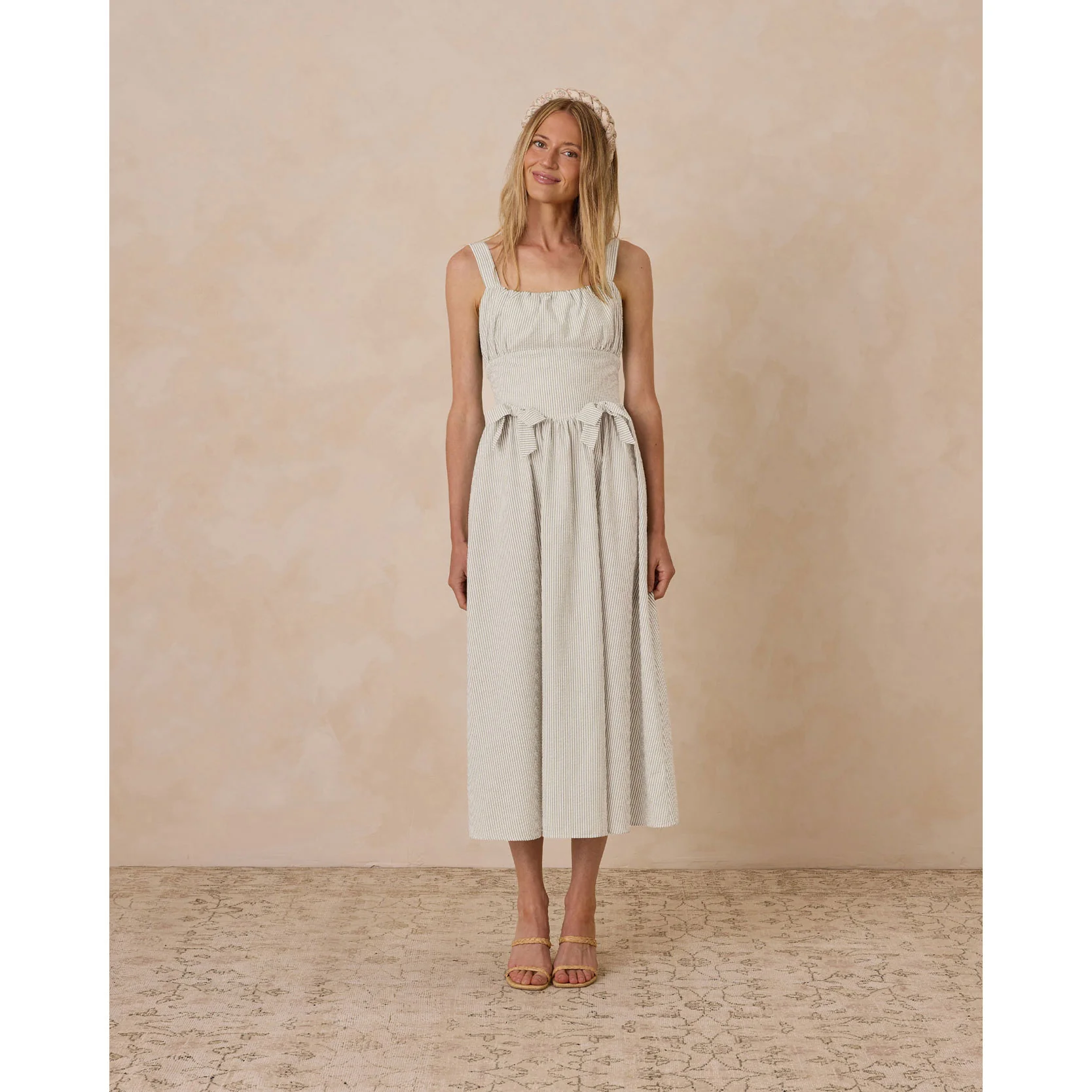 Noralee Sage Stripe Betsy Women Dress