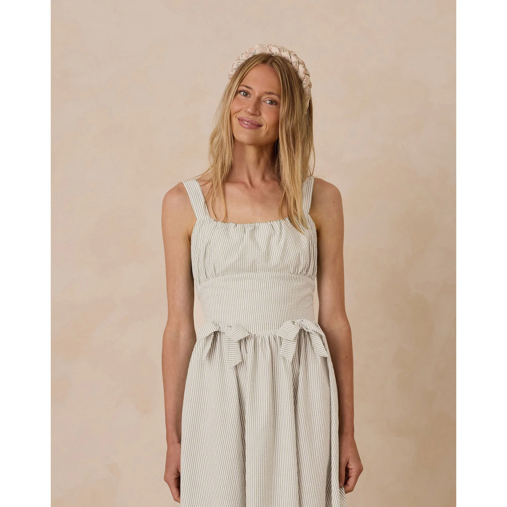 Noralee Sage Stripe Betsy Women Dress - Image 2