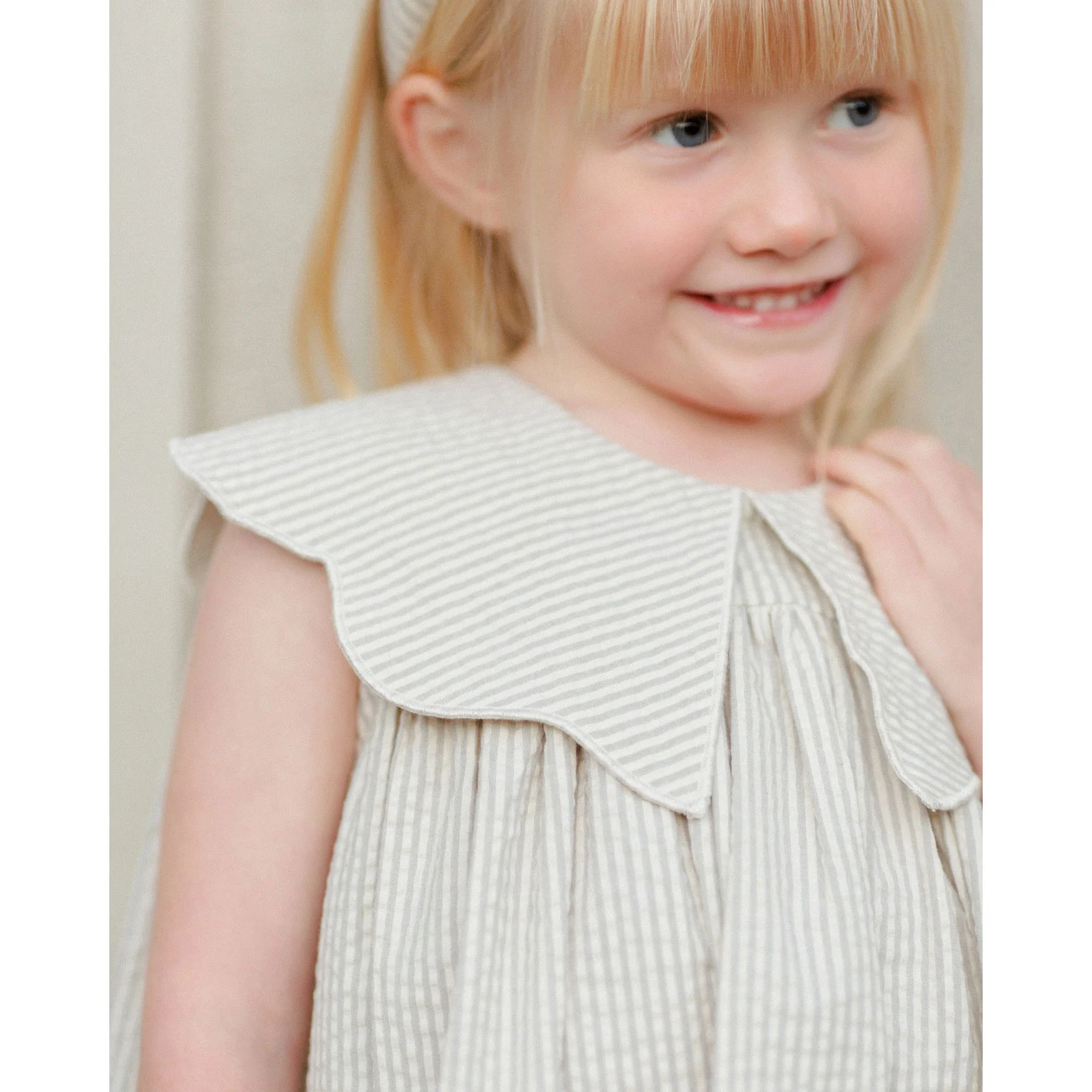 Noralee Sage Stripe Florence Dress - Image 2