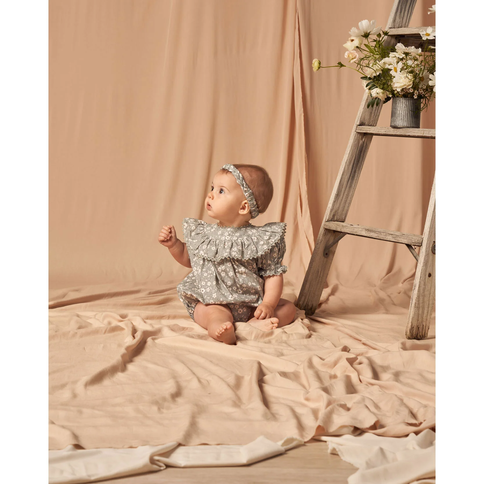 Noralee Sky Floral Eva Romper - Image 2