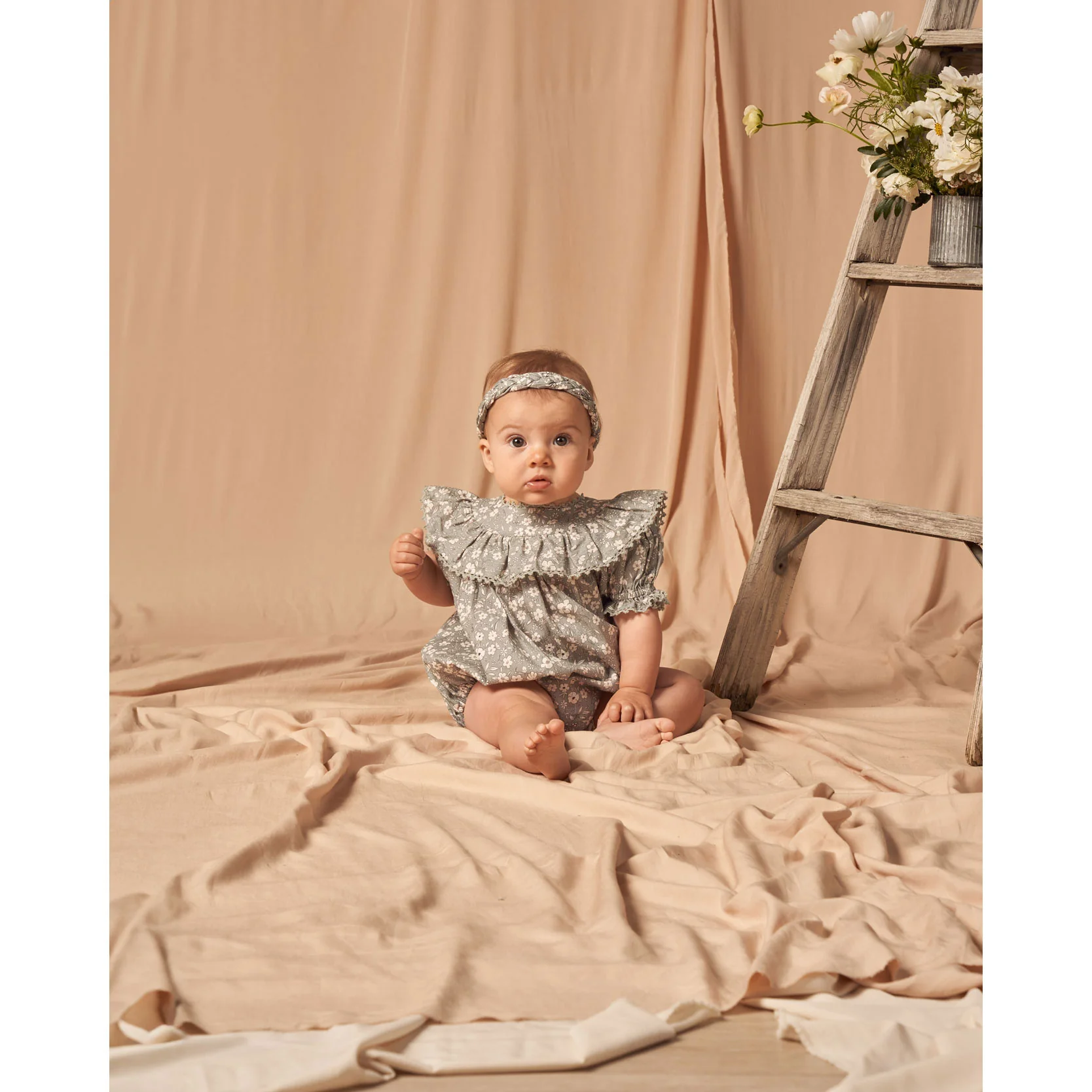 Noralee Sky Floral Eva Romper - Image 3
