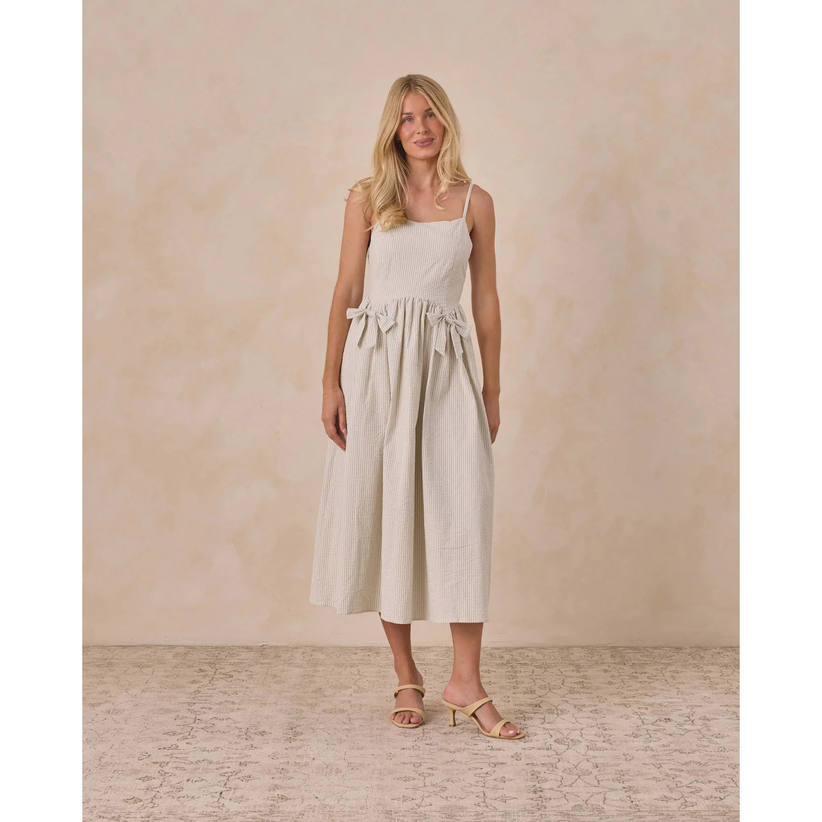 Noralee Sky Stripe Beatrice Women Midi Dress |