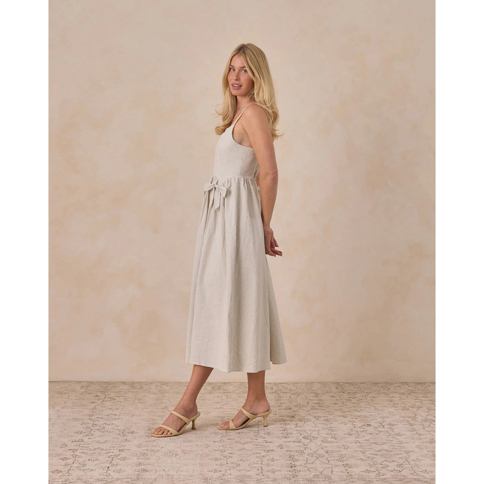 Noralee Sky Stripe Beatrice Women Midi Dress | - Image 2