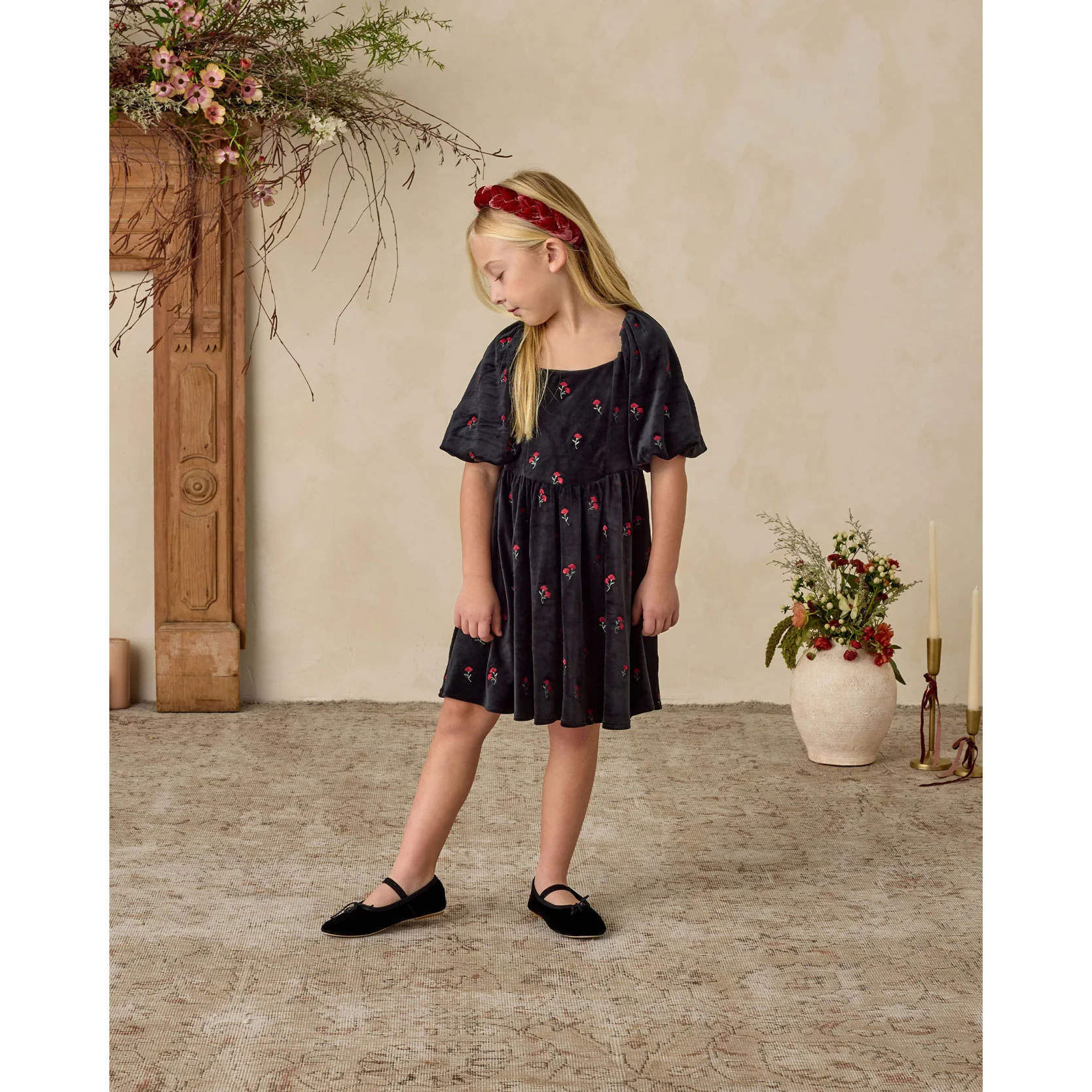 Noralee Velvet Floral Nina Dress - Image 2