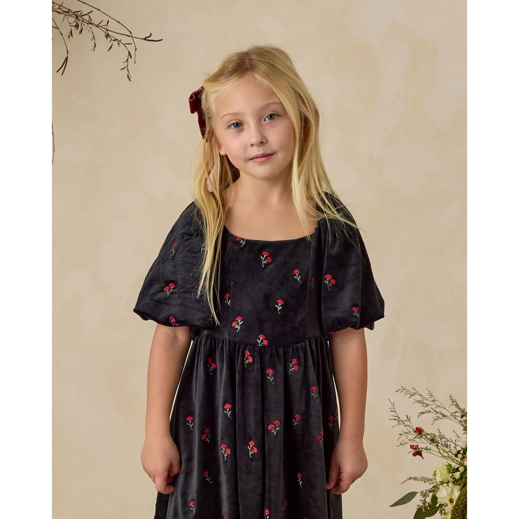 Noralee Velvet Floral Nina Dress - Image 4