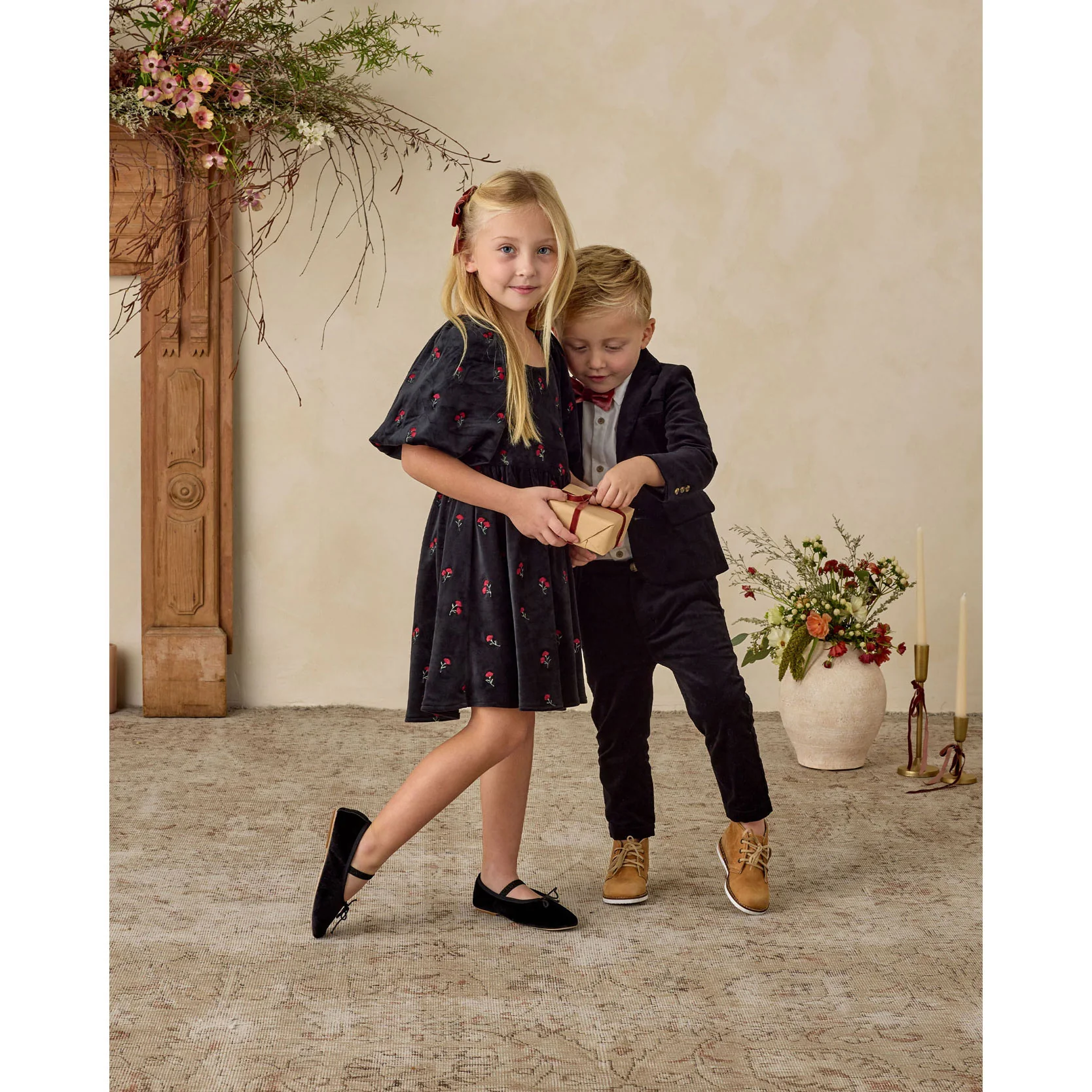 Noralee Velvet Floral Nina Dress - Image 5