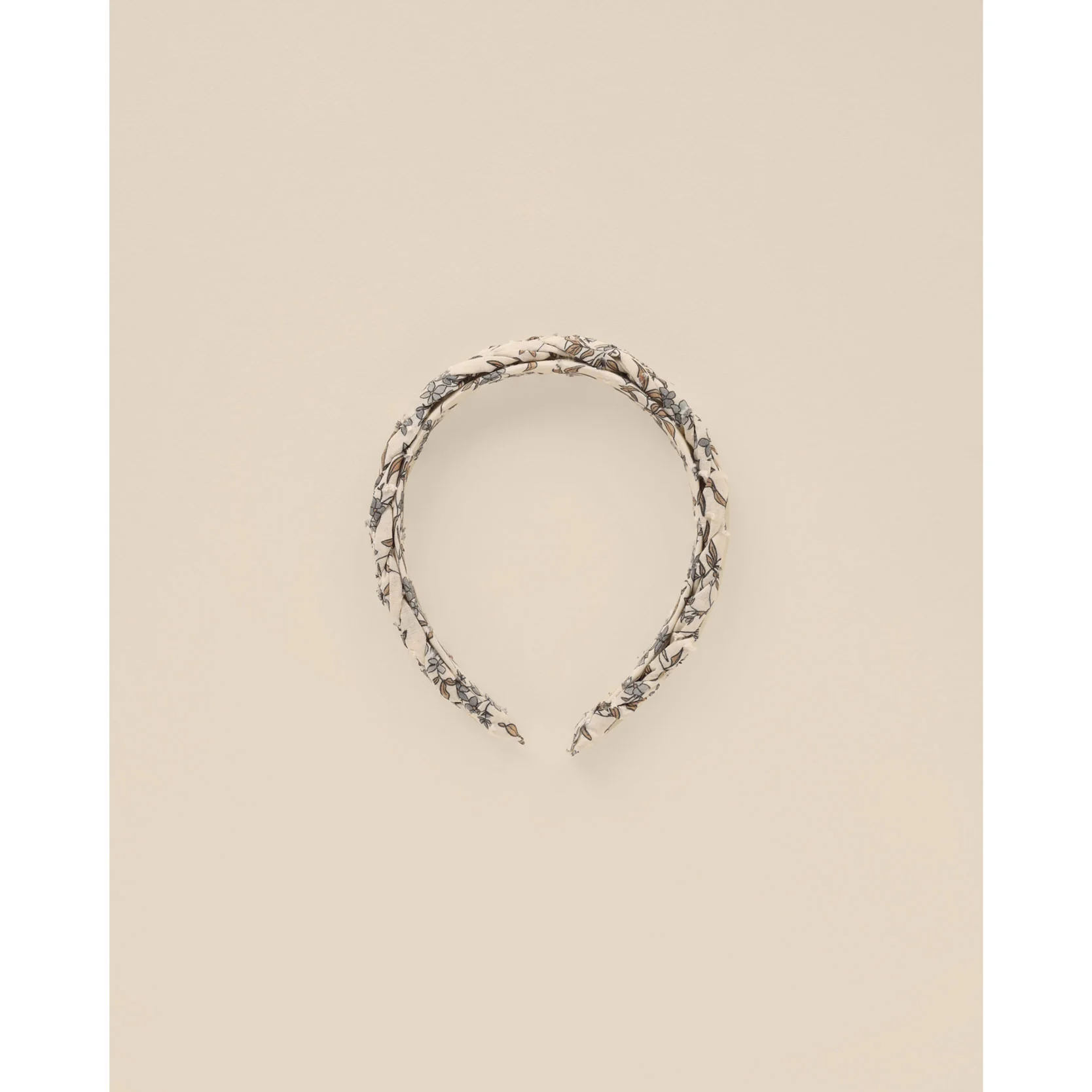 Noralee Vintage Blue Floral Braided Headband